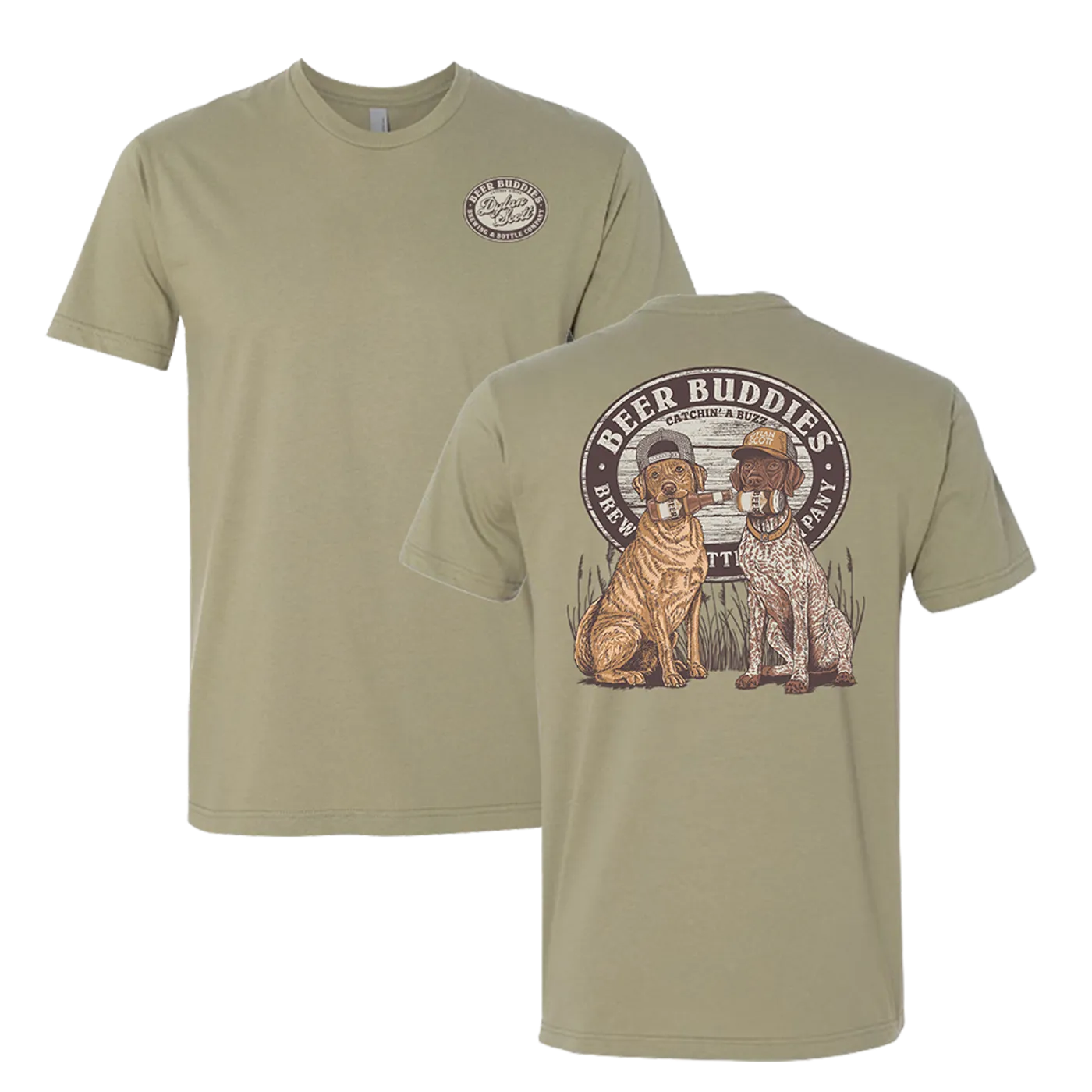 Dylan Scott Beer Buddies Pup Tee