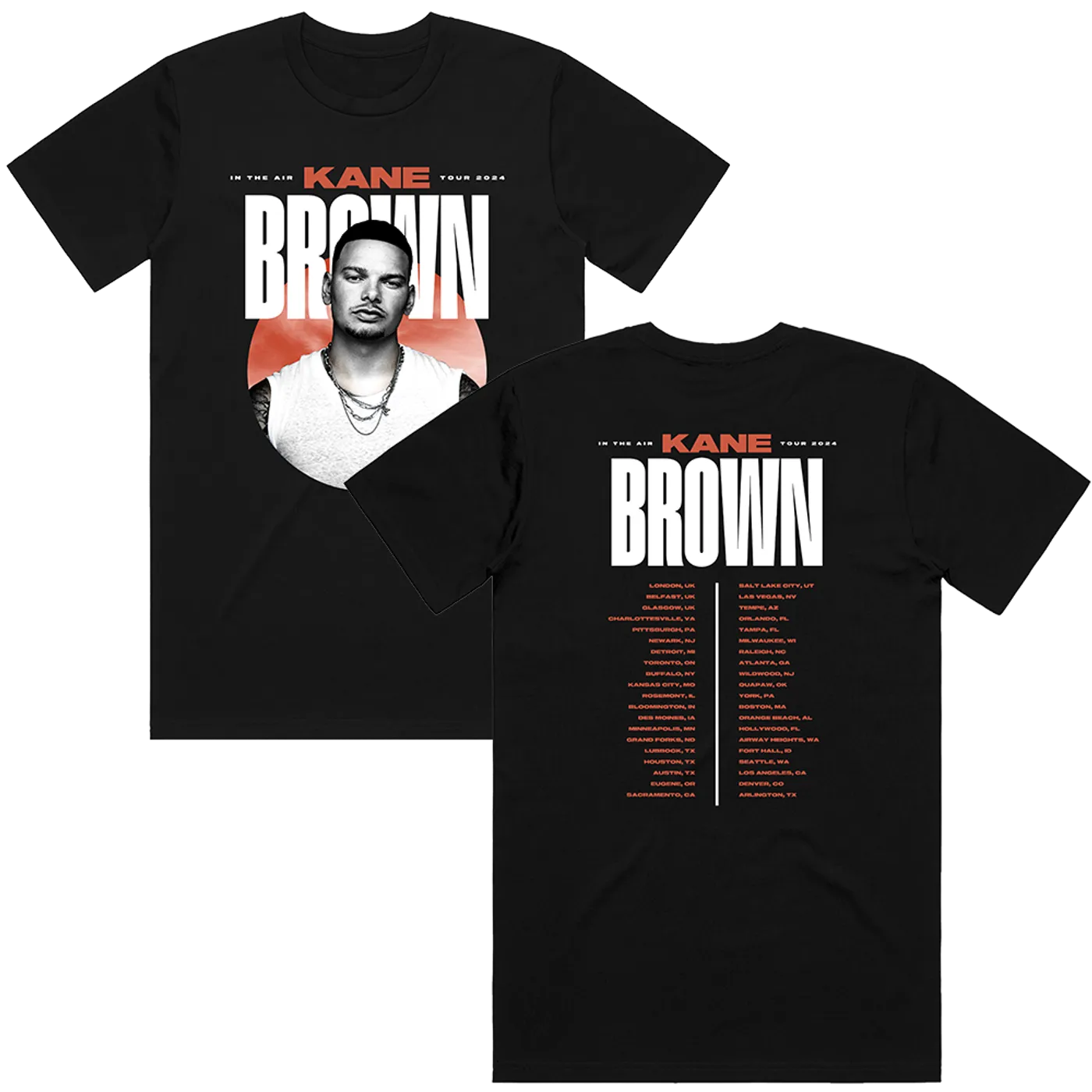 Kane Brown In The Air Tour Tee