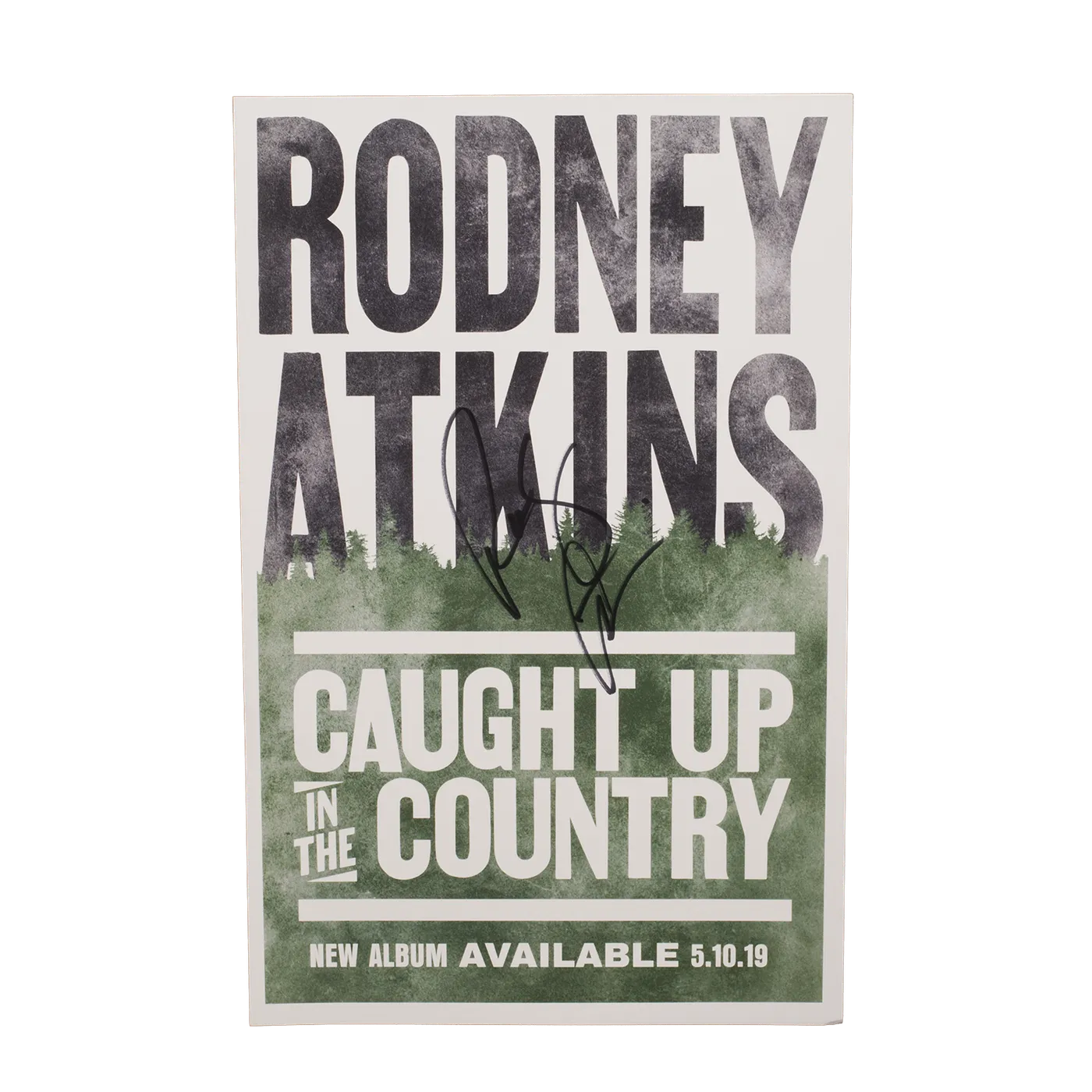 Rodney Atkins Caught Up In The Country CD & Signed Poster