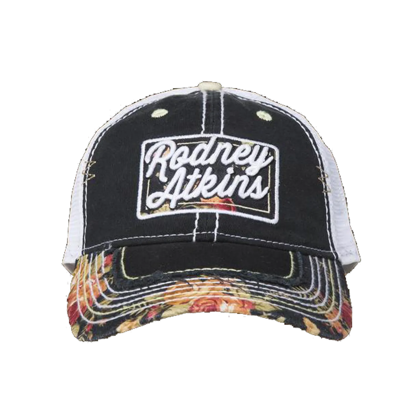 Rodney Atkins Floral Mesh Hat