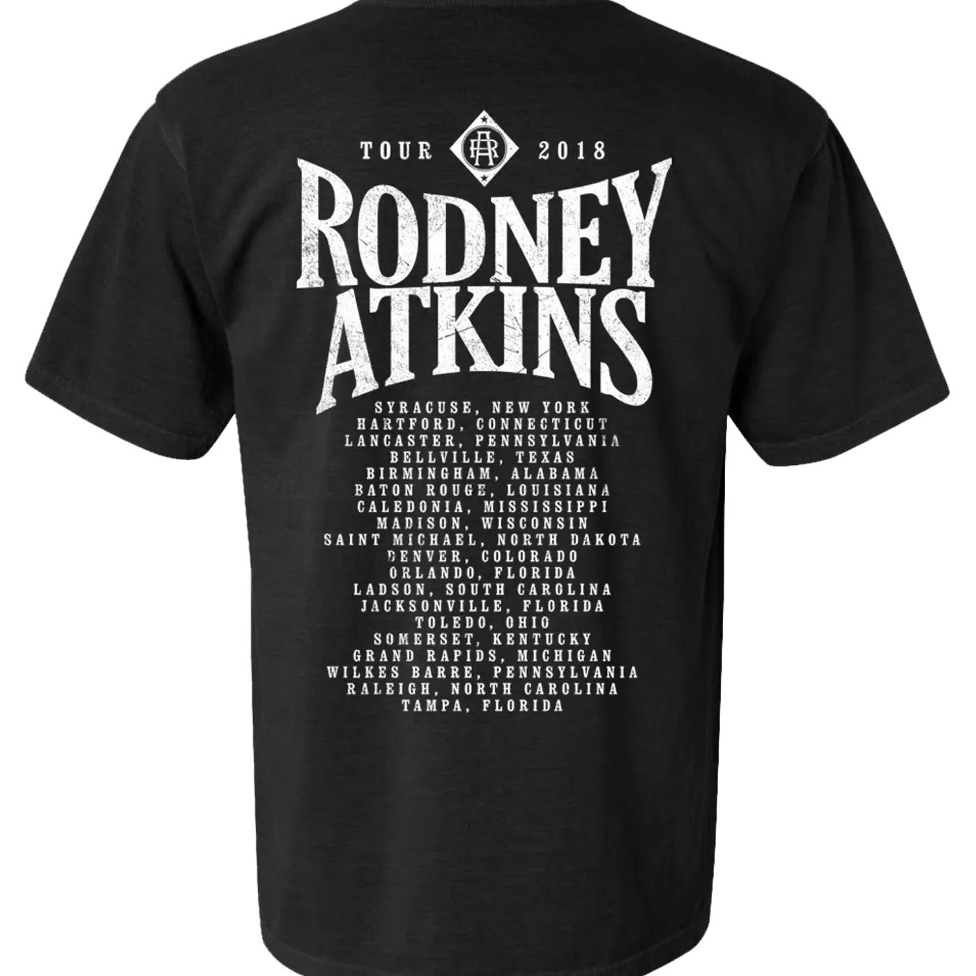 Rodney Atkins 2018 Tour T-shirt
