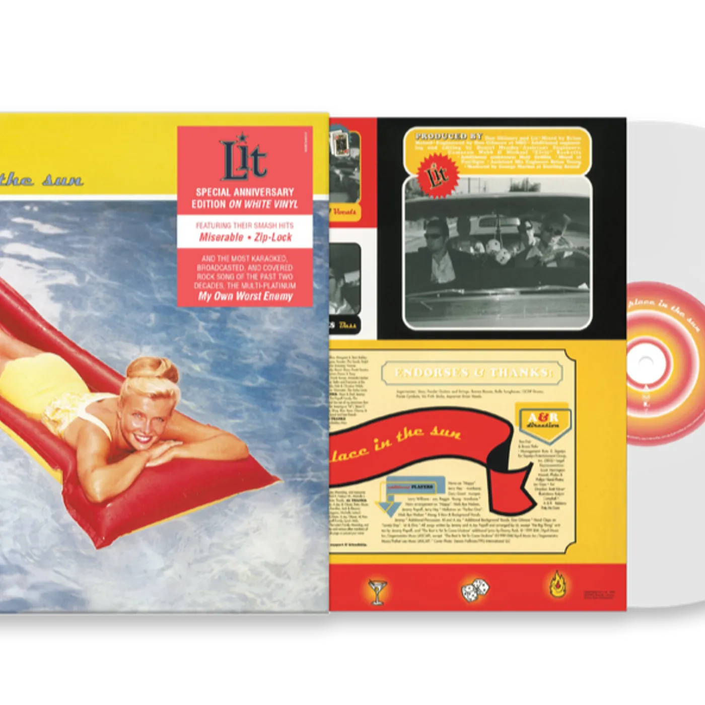 Lit Special Anniversary Edition White Vinyl - A Place in the Sun