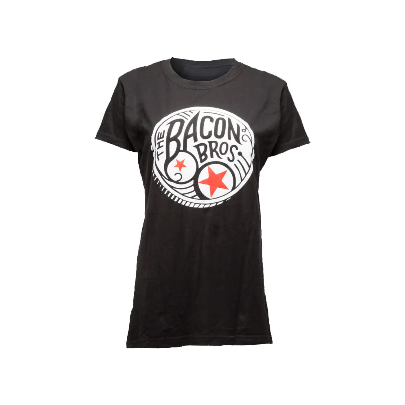 The Bacon Brothers Black Drum Logo Tee (Women's)