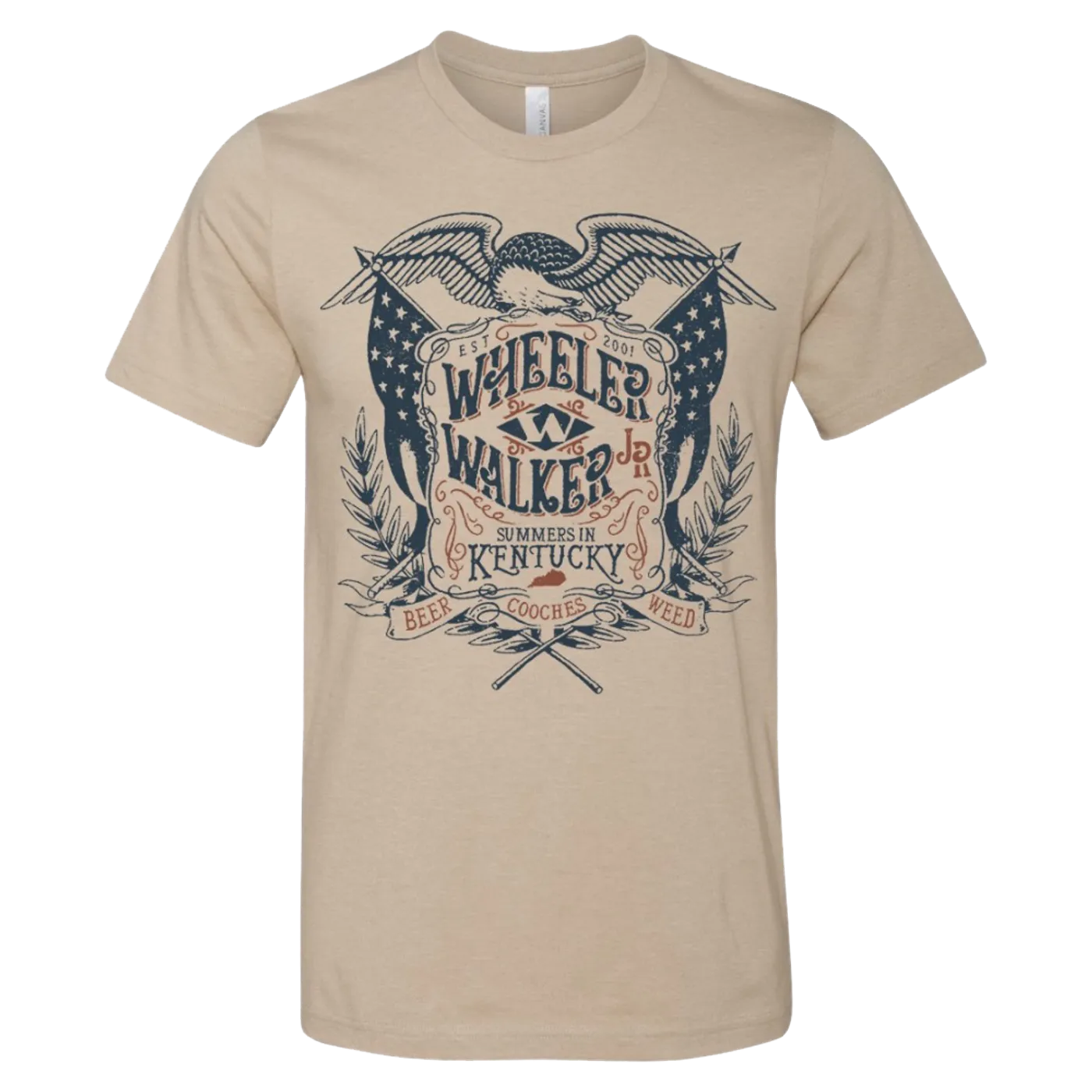 Wheeler Walker Jr. Eagle Flag Tee