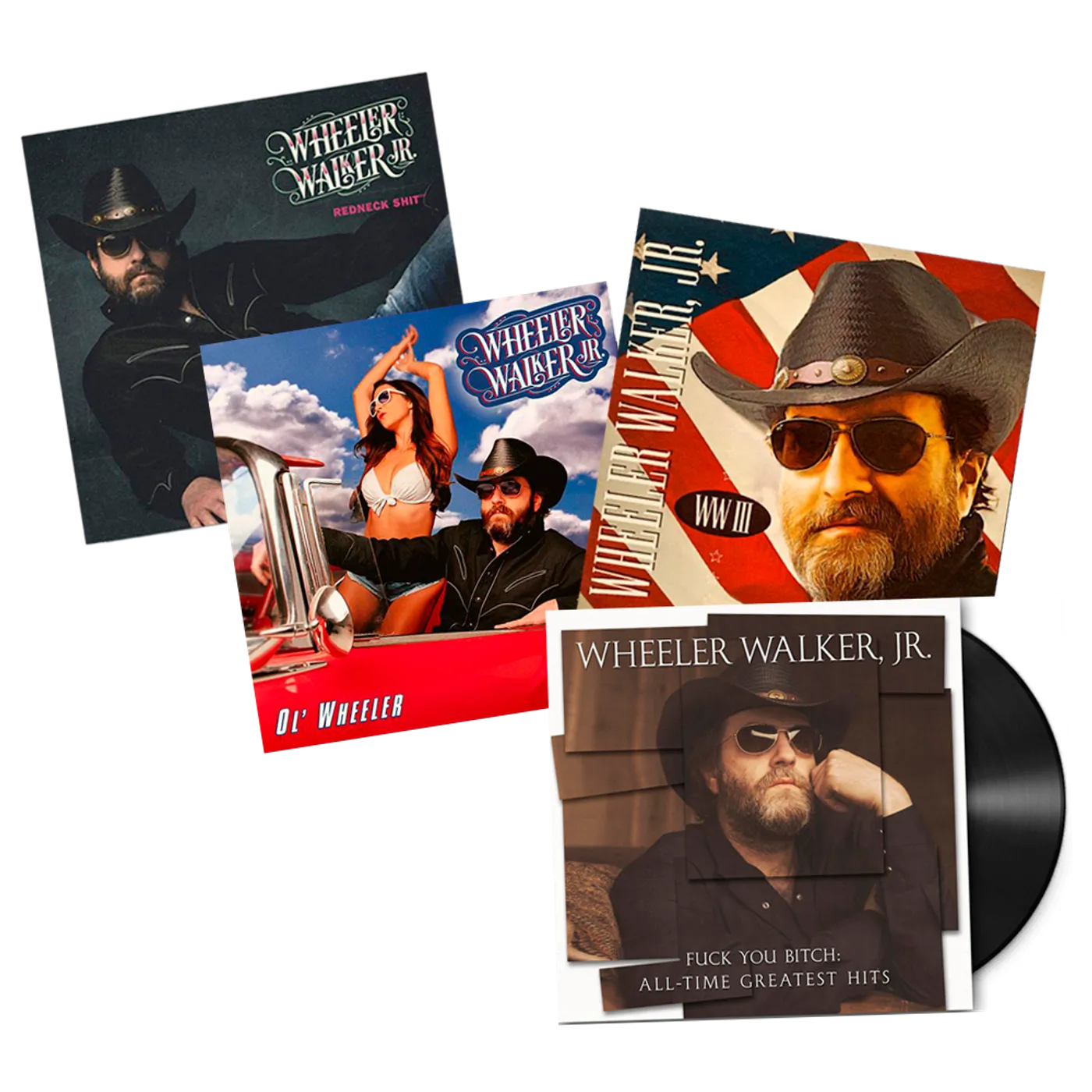 Wheeler Walker Jr. Vinyl Bundle