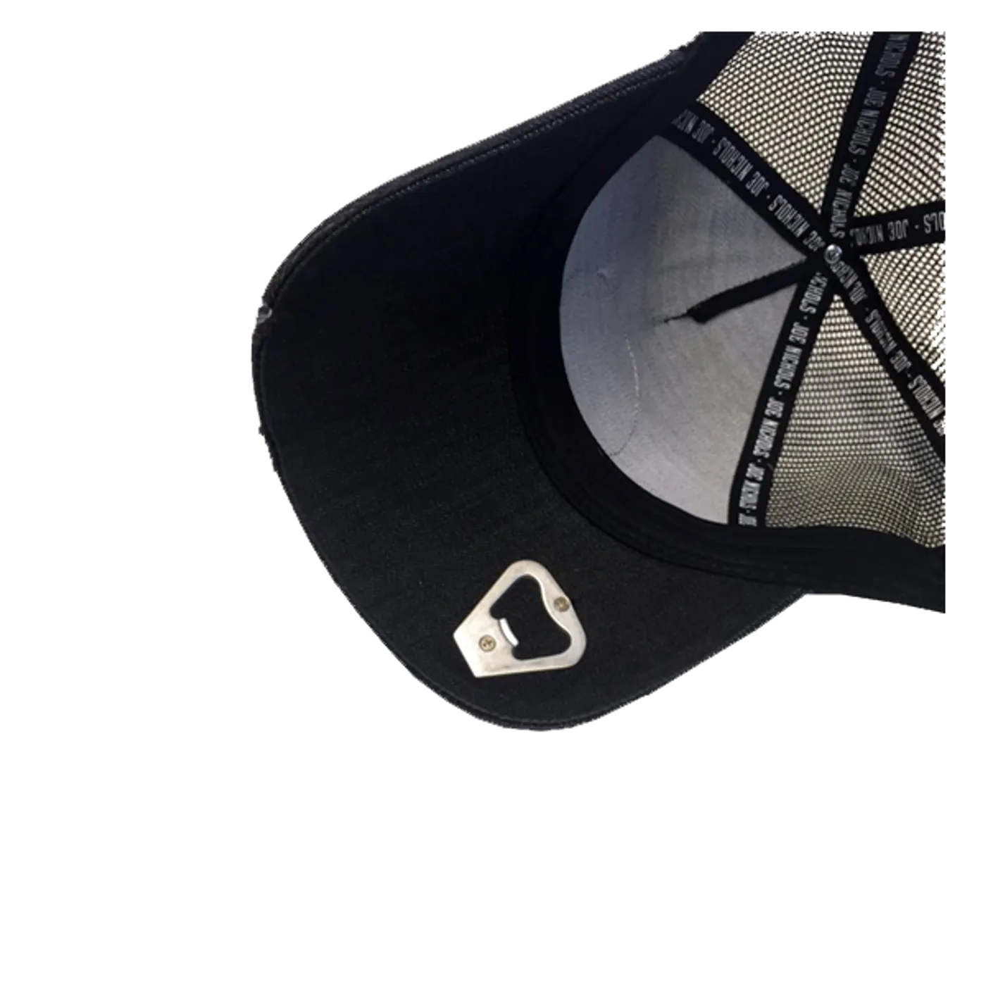 Joe Nichols JN Black Denim Bottle Opener Hat