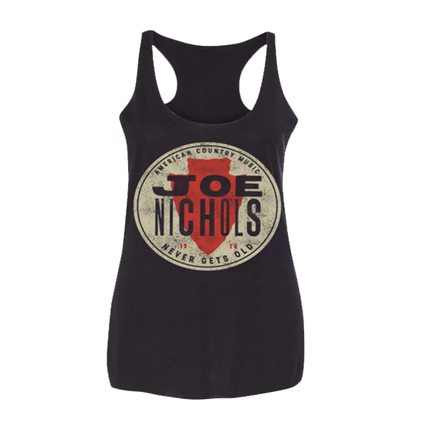Joe Nichols JN Charcoal Gray Arrowhead Tank