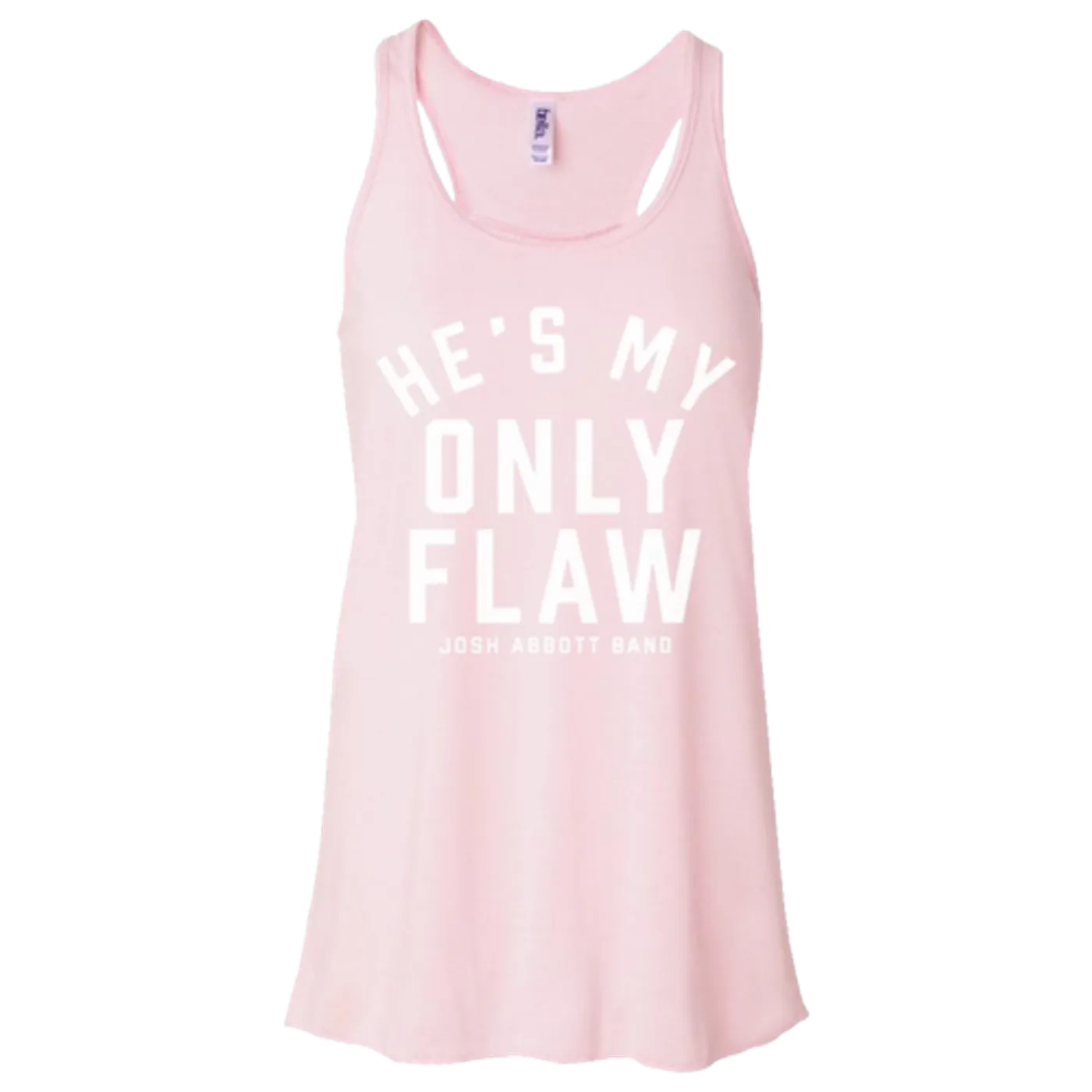 Josh Abbott Band He's My Only Flaw Pink Tank