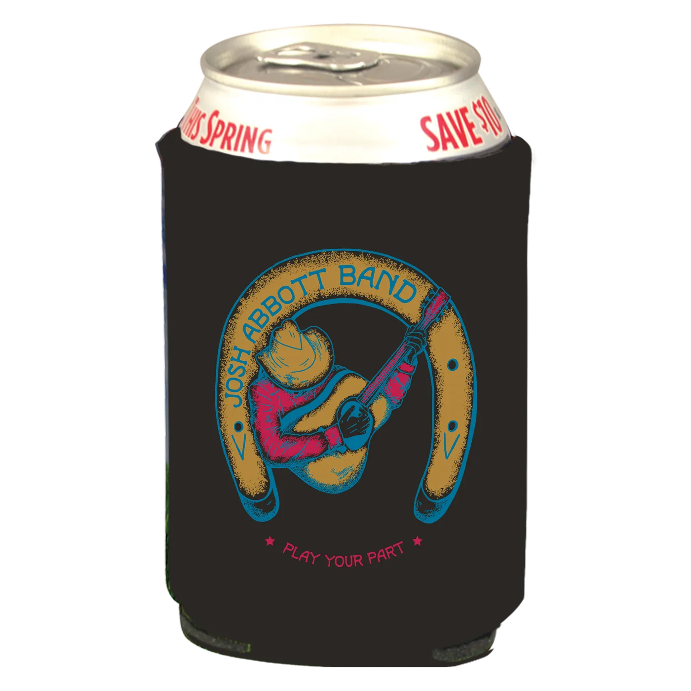 Josh Abbott Band JAB Cares Horseshoe Can Cooler - 2022