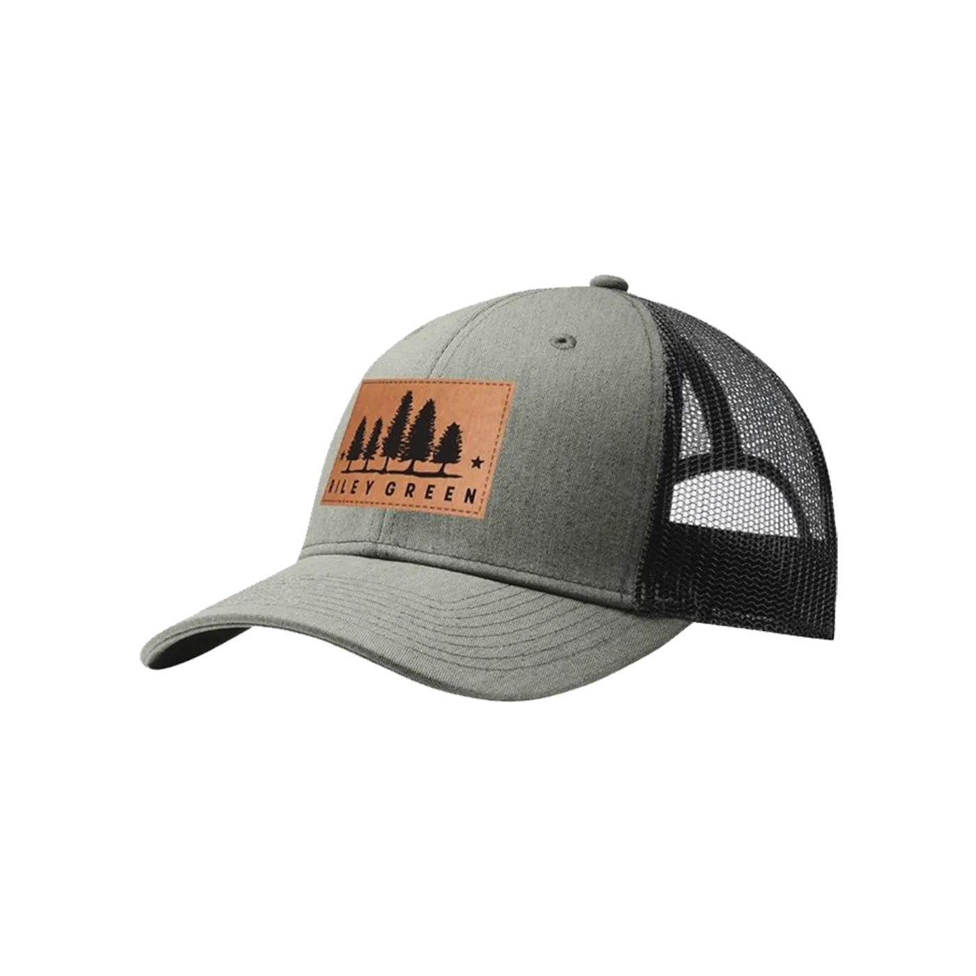 Riley Green Patch Hat - Grey / Black