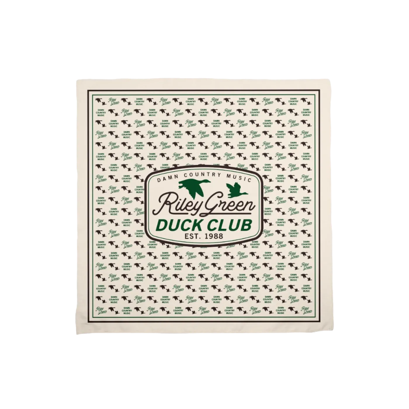 Riley Green Duck Club Bandana