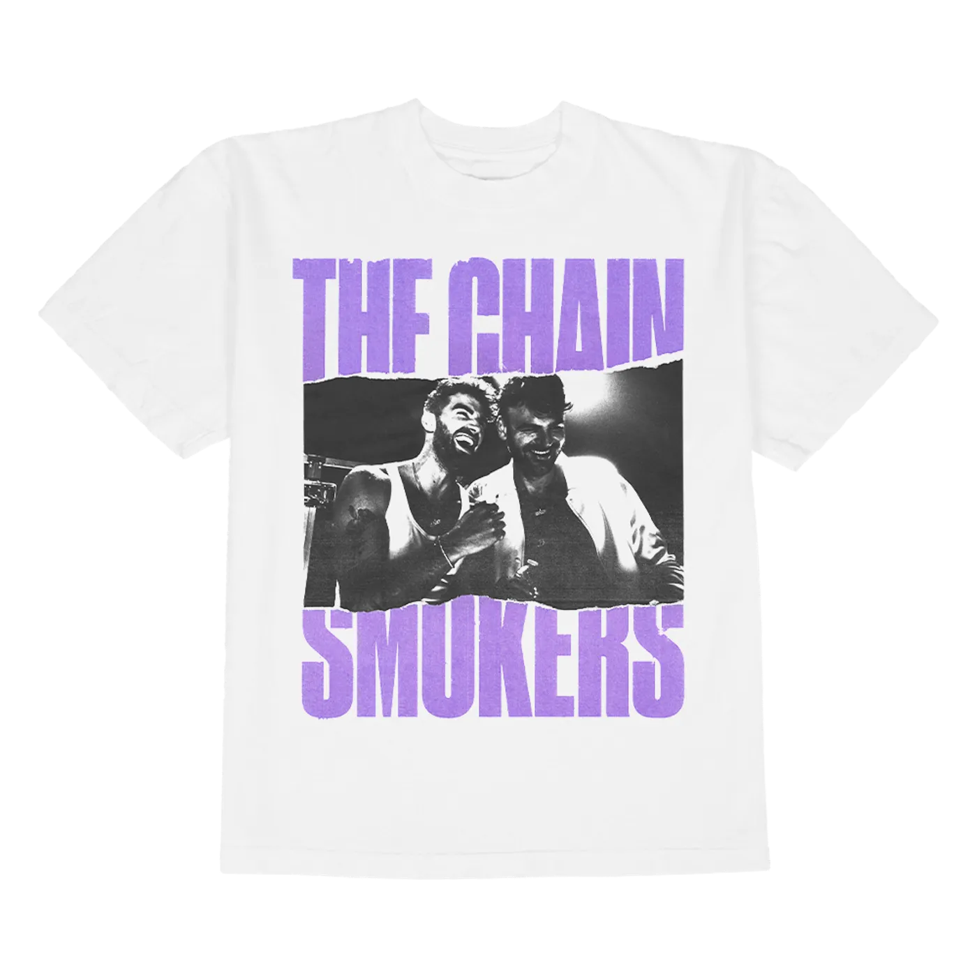 The Chainsmokers White Photo Tee