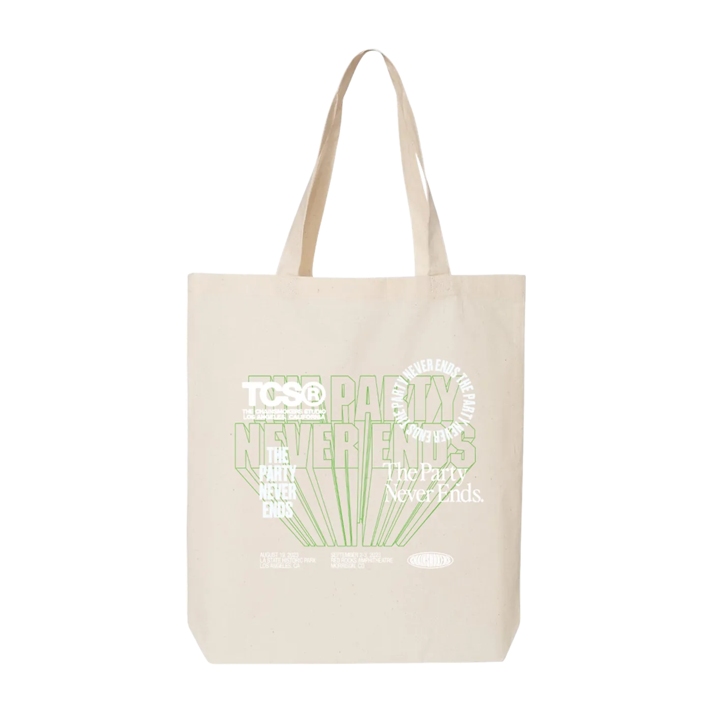 The Chainsmokers The Party Never Ends Tote Bag