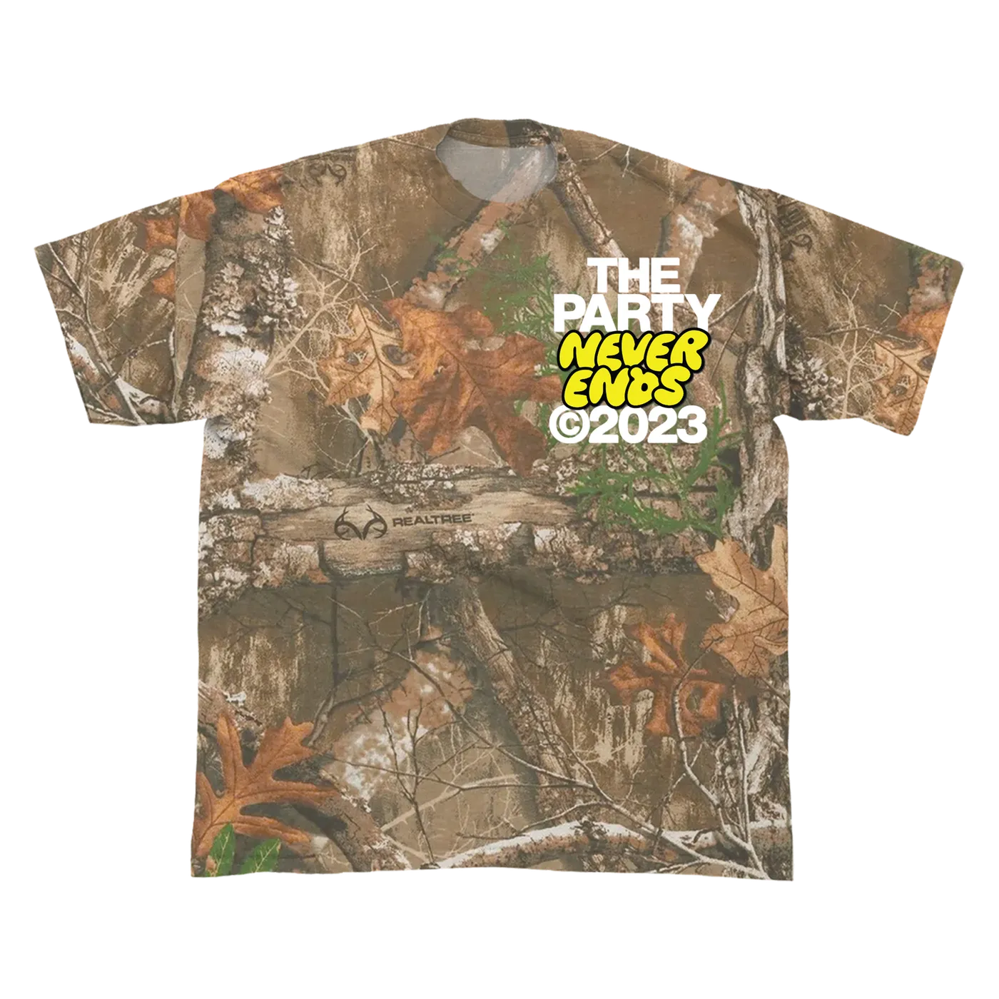 The Chainsmokers The Party Never Ends Real Tree Camo Tee