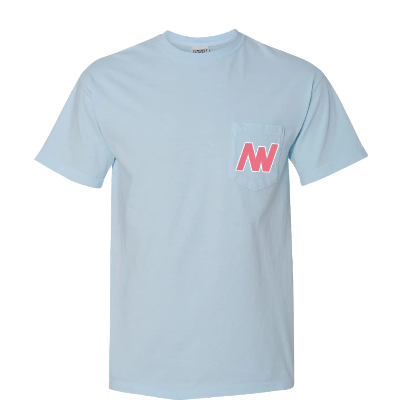 Aaron Watson Chambray Aztec Pocket Tee