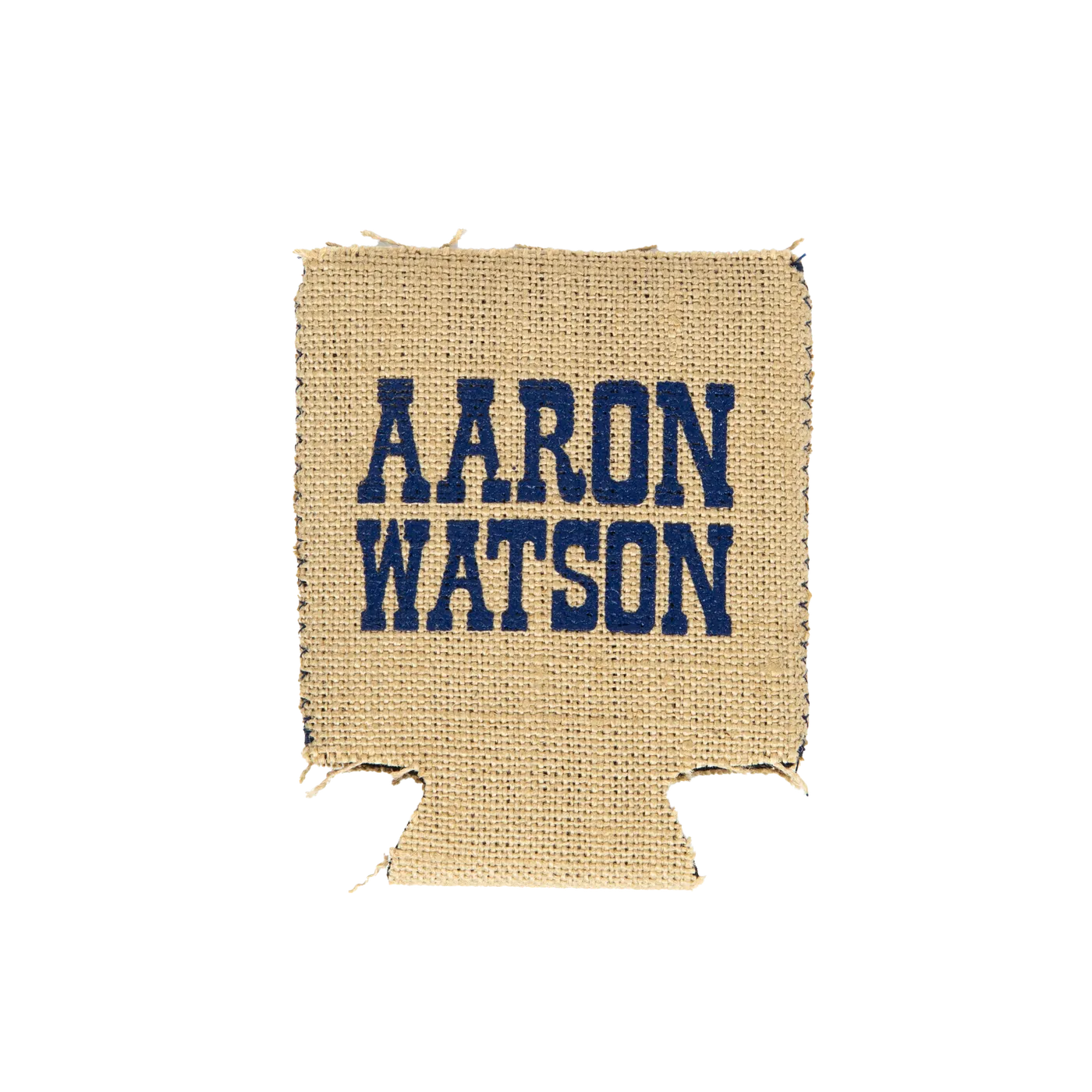 Aaron Watson Unwanted Man Burlap Drink Cooler