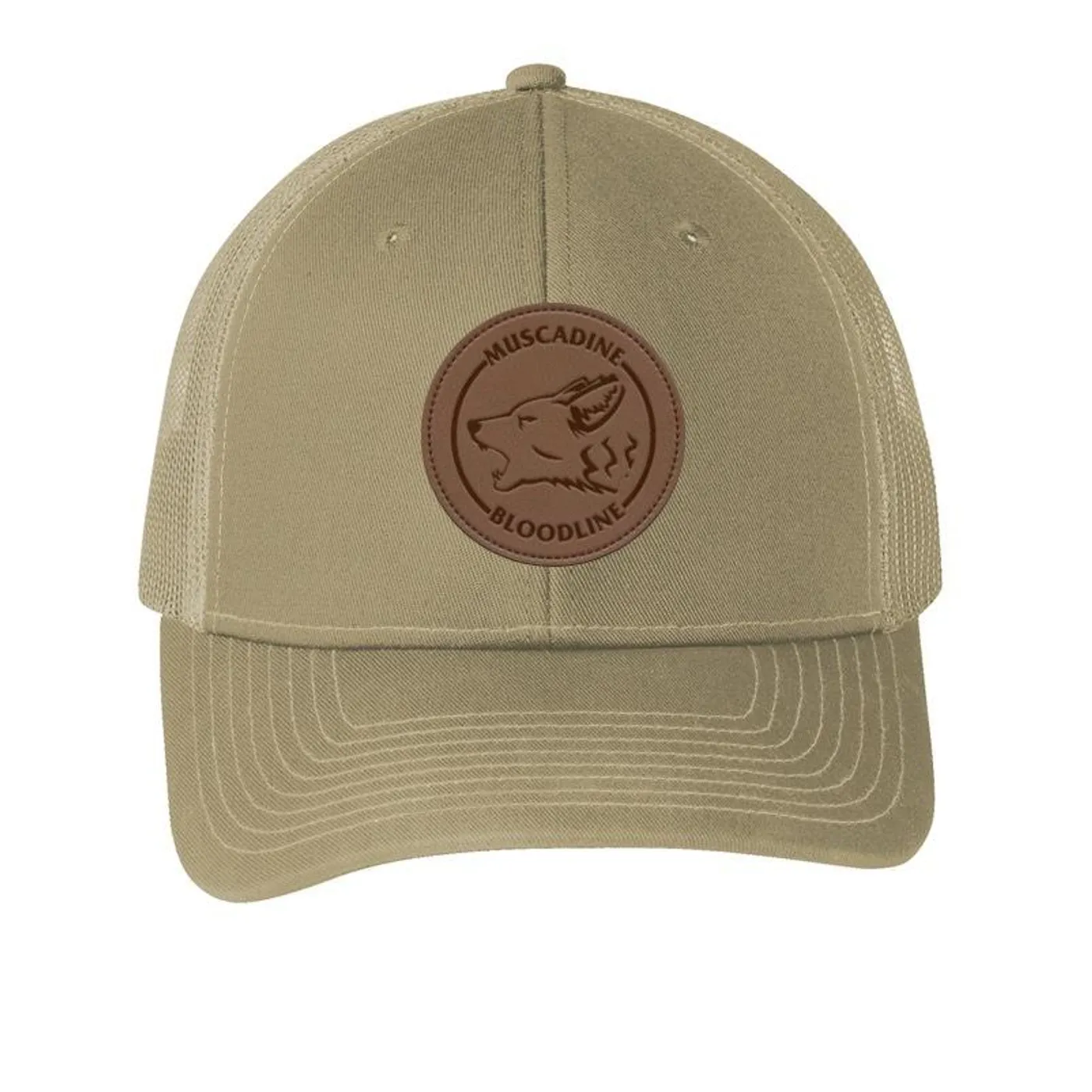 Muscadine Bloodline Coyote Brown Patch Hat