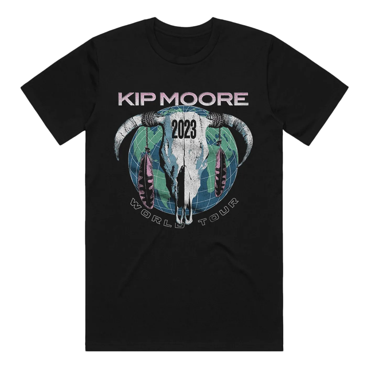 Kip Moore World Tour Bull Tee