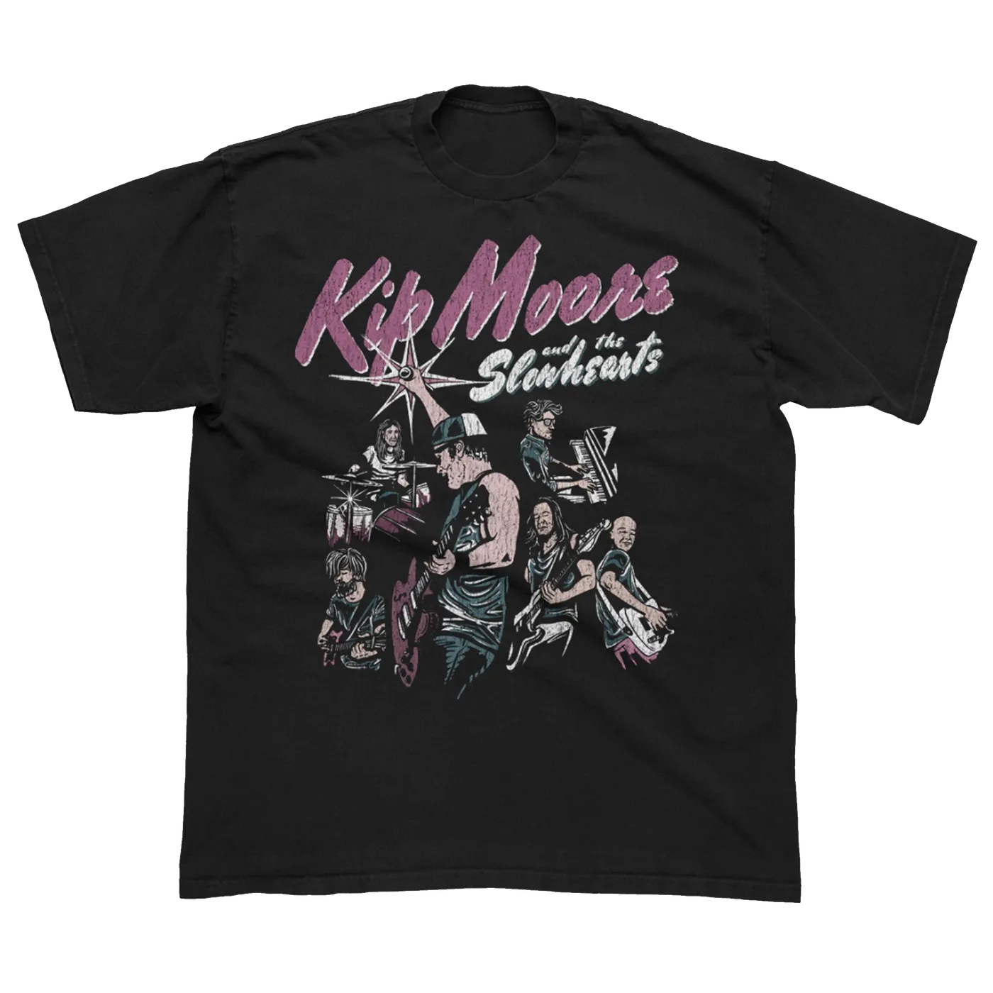 Kip Moore Slowhearts Band Tee