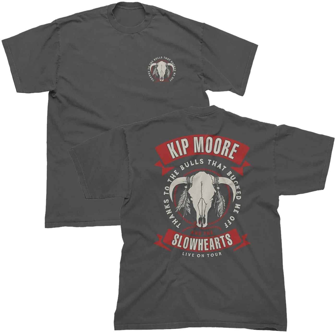 Kip Moore Banner Bull Tee
