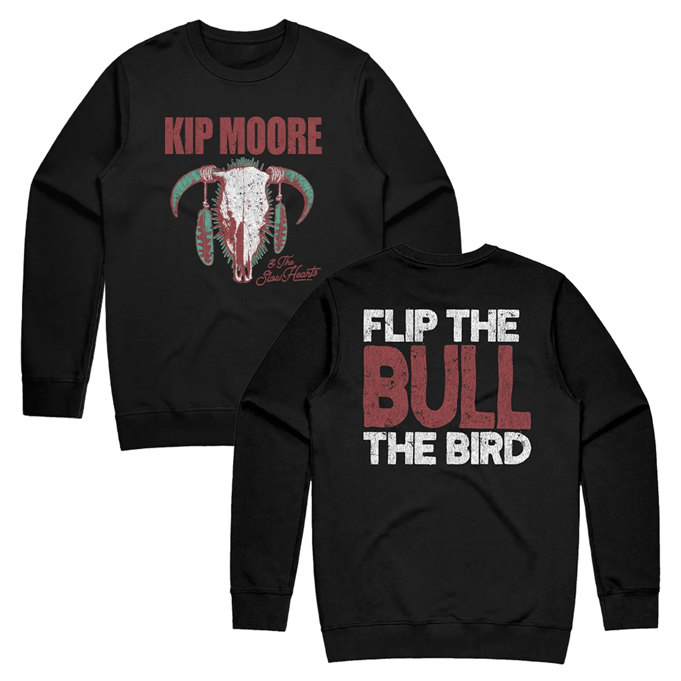 Kip Moore Flip The Bull Crewneck