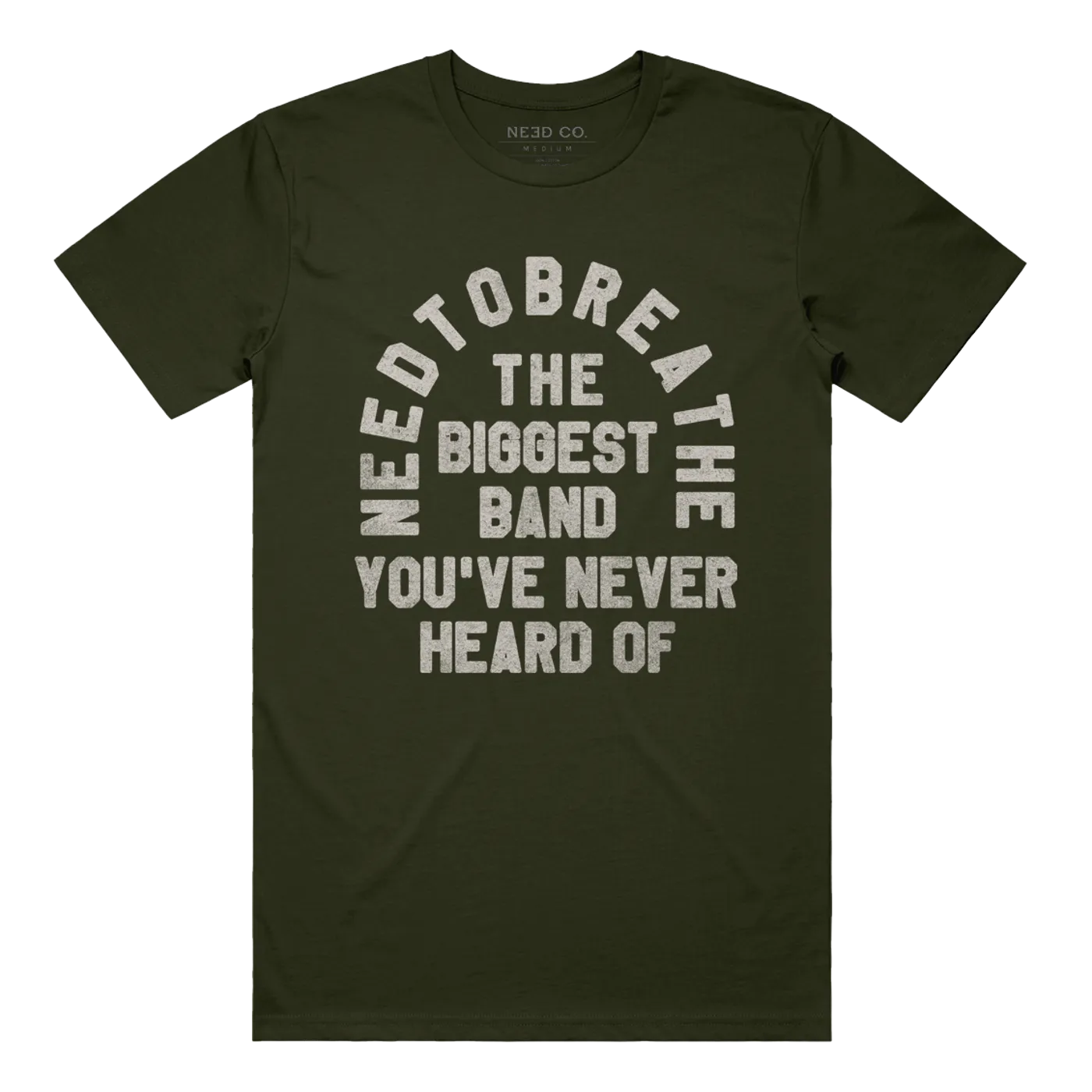 NEEDTOBREATHE Biggest Band Tee - Olive