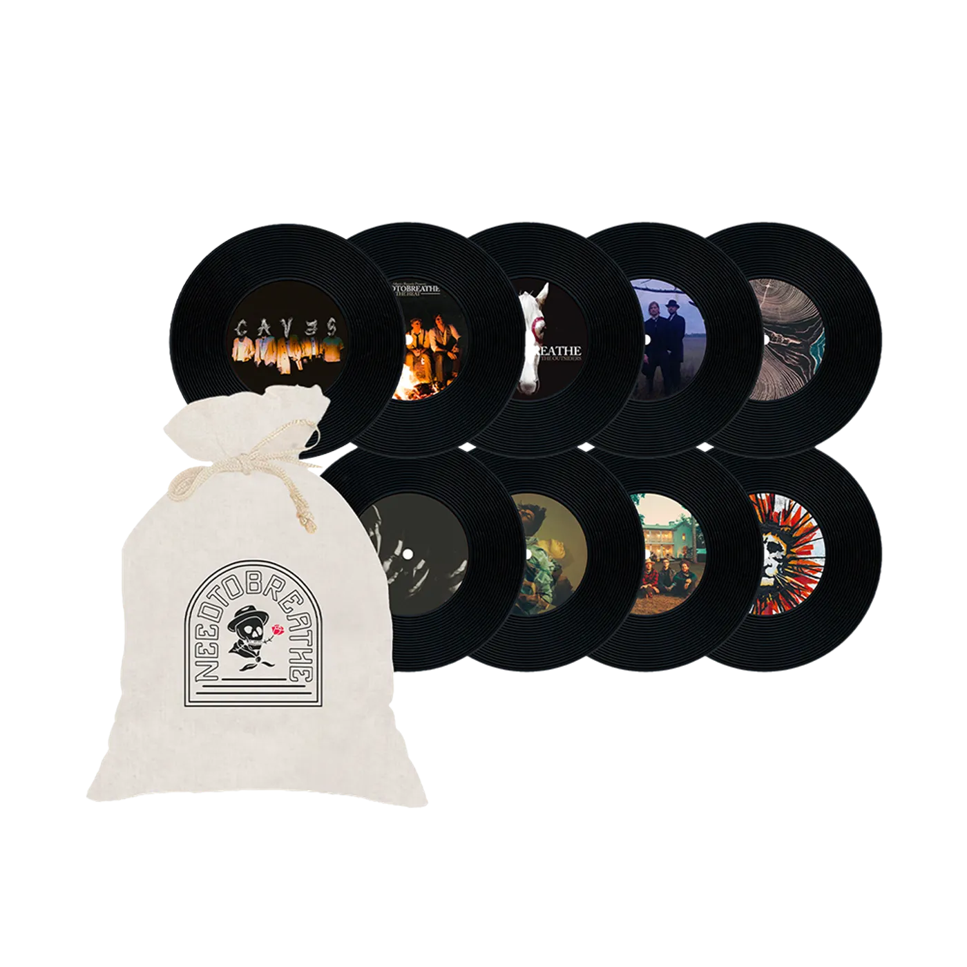 NEEDTOBREATHE Build Your Own Vinyl Coaster Bundle
