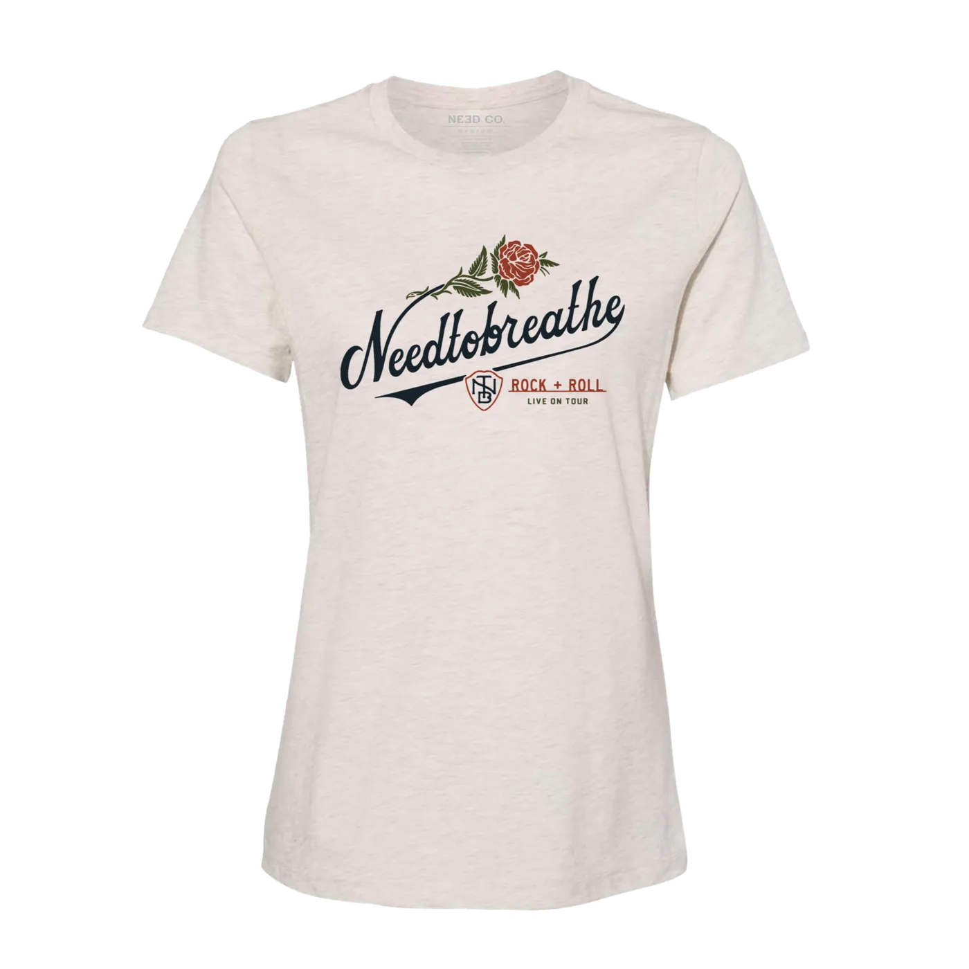 NEEDTOBREATHE Ladies Rose Tee
