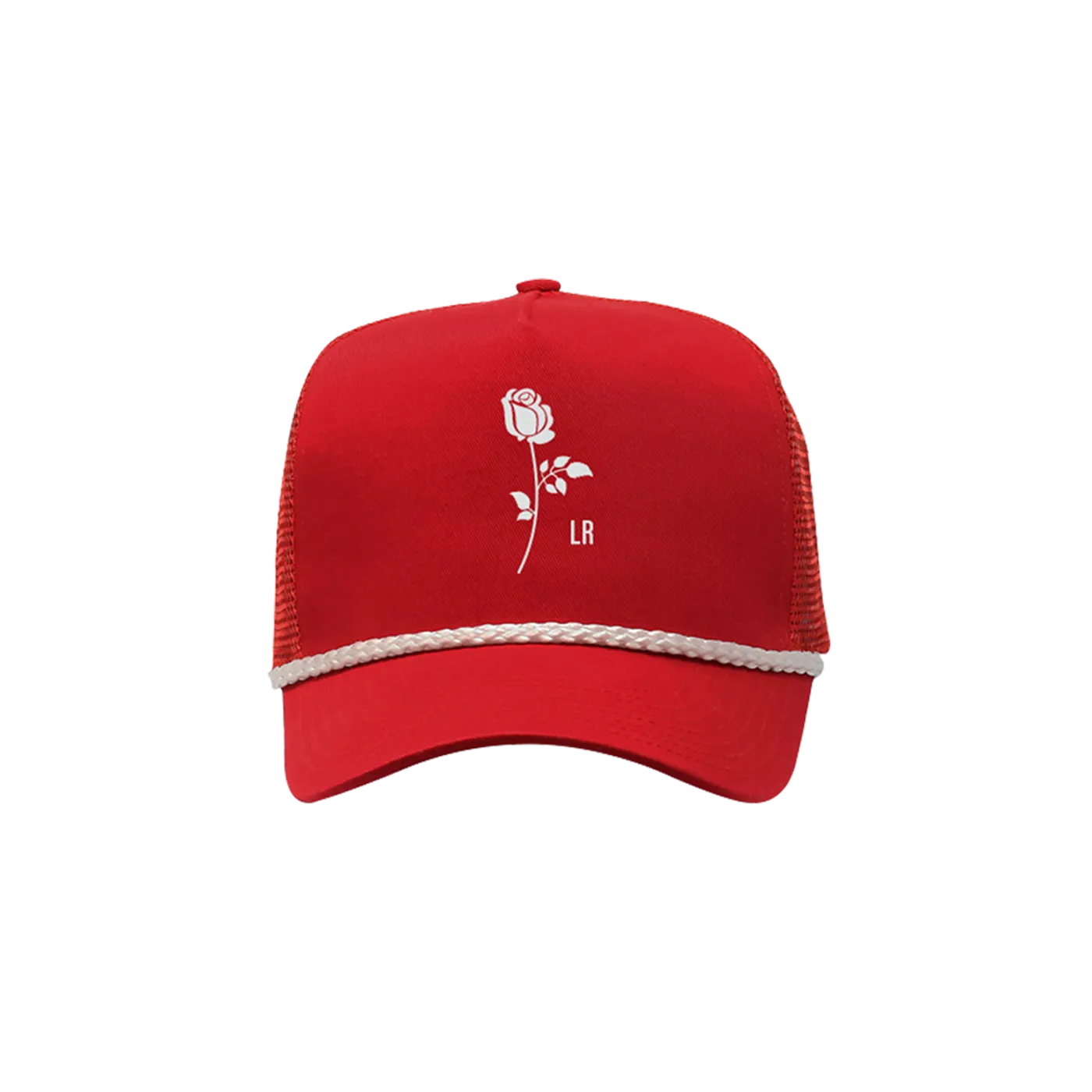 Lily Rose Rose Rope Hat - Red