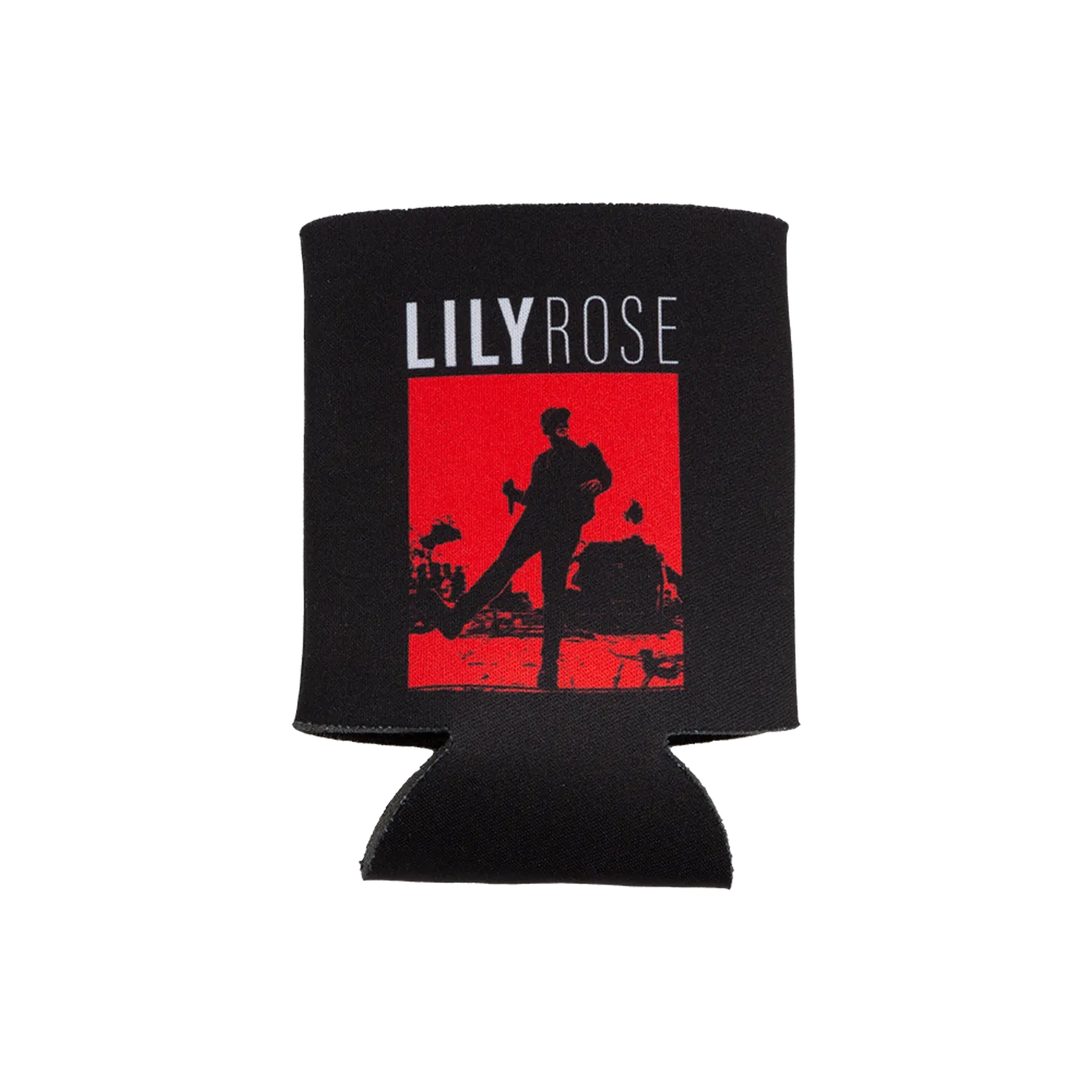 Lily Rose Silhouette Can Cooler
