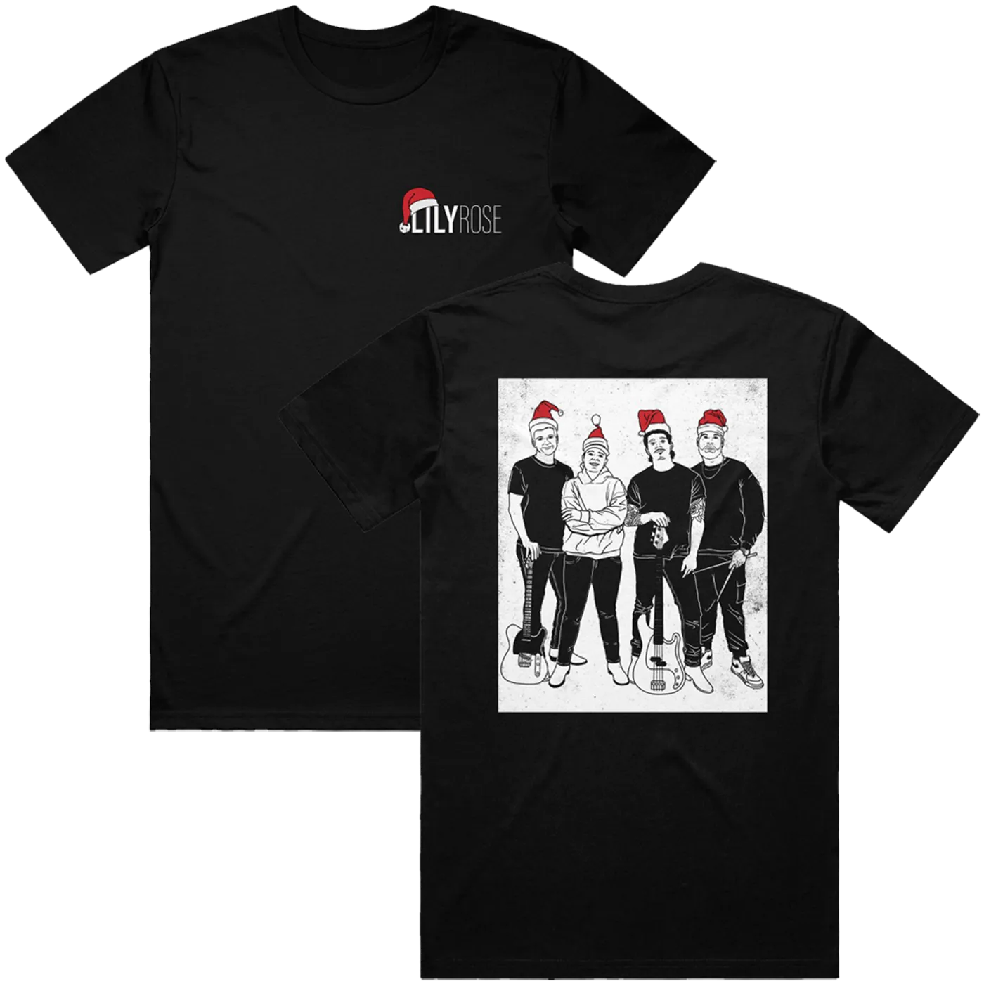 Lily Rose Happy Holidays Tee