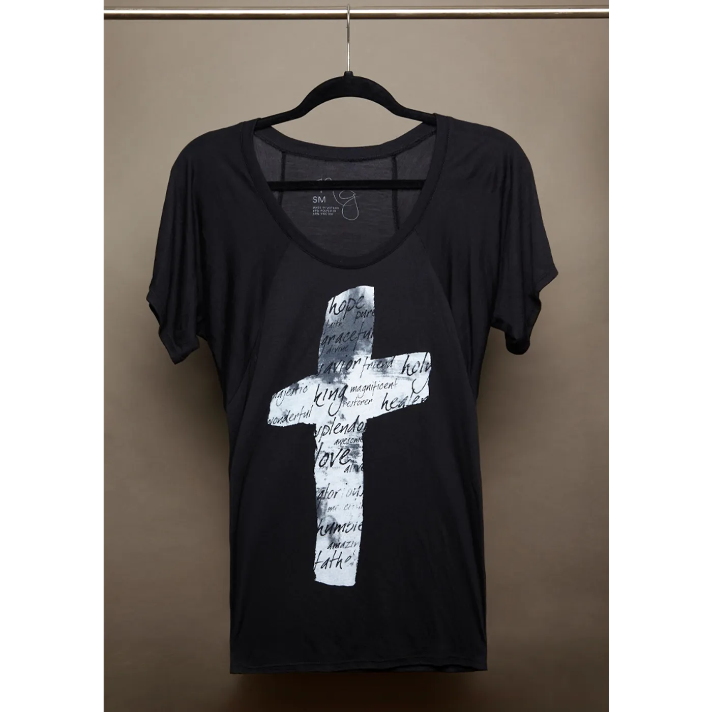 Natalie Grant Black Cross Tee