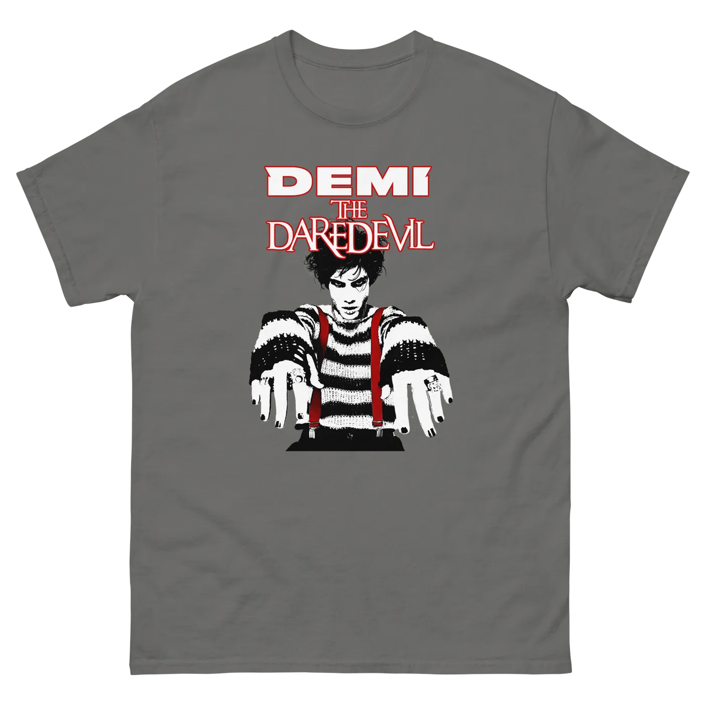 Demi the Daredevil Signed Charcoal Zombie T-Shirt