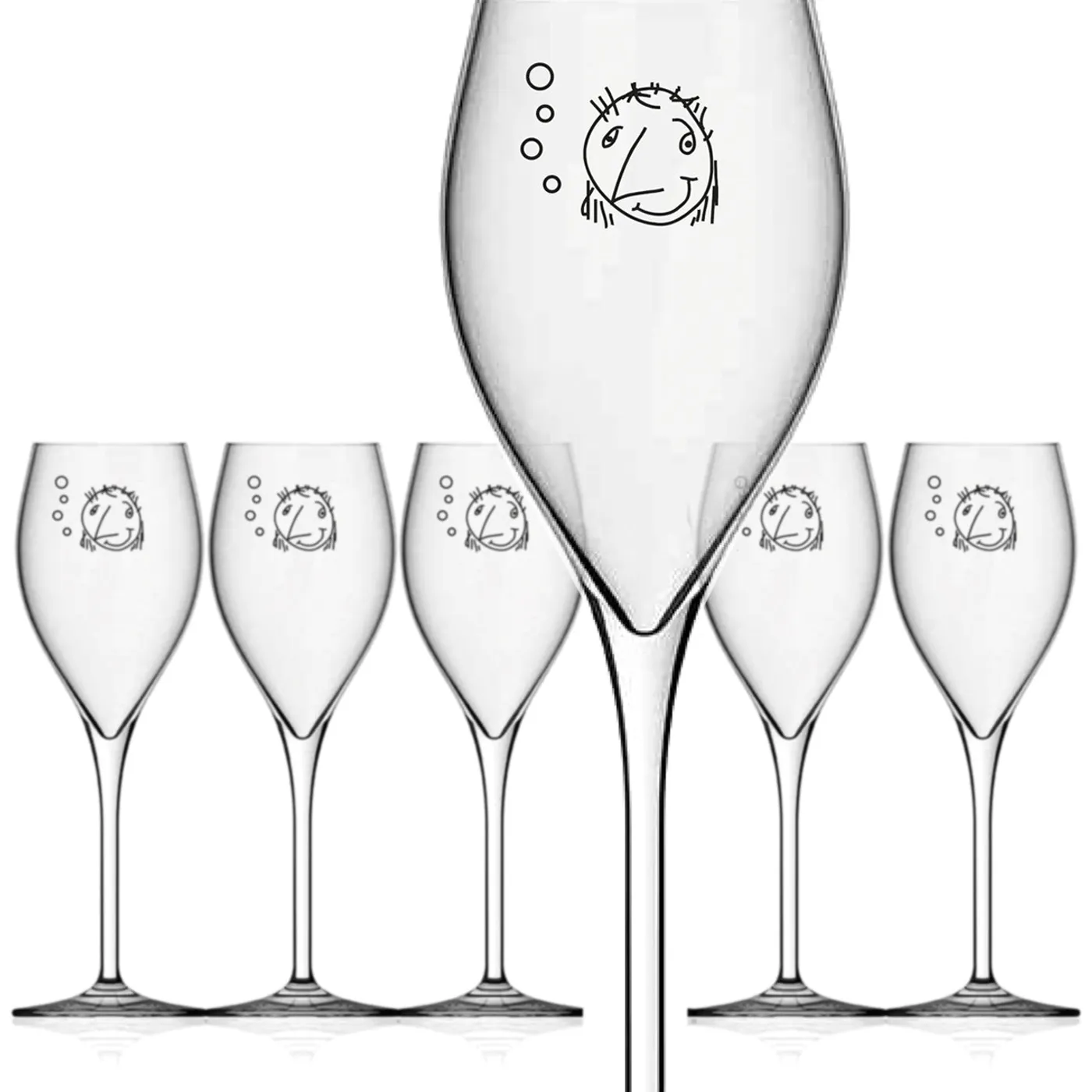 Björn Rosenström 6-pack bubbelglas