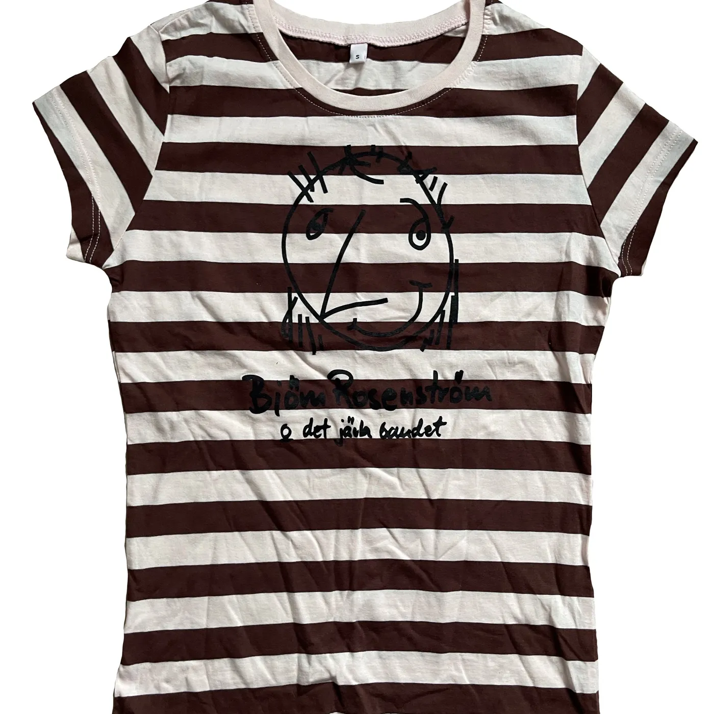 Björn Rosenström Randig t-shirt med gubben