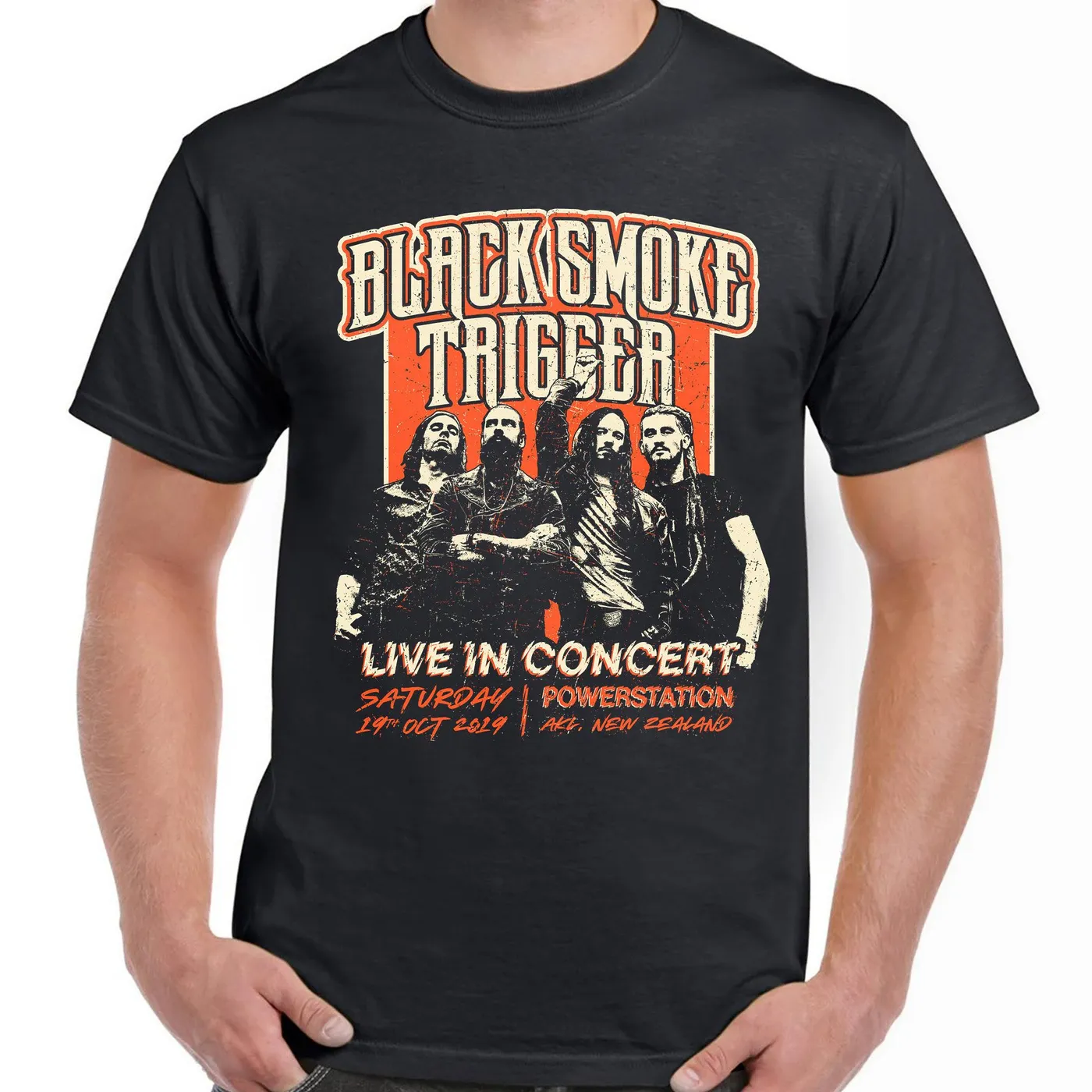 Black Smoke Trigger - Retro Live In Concert Shirt