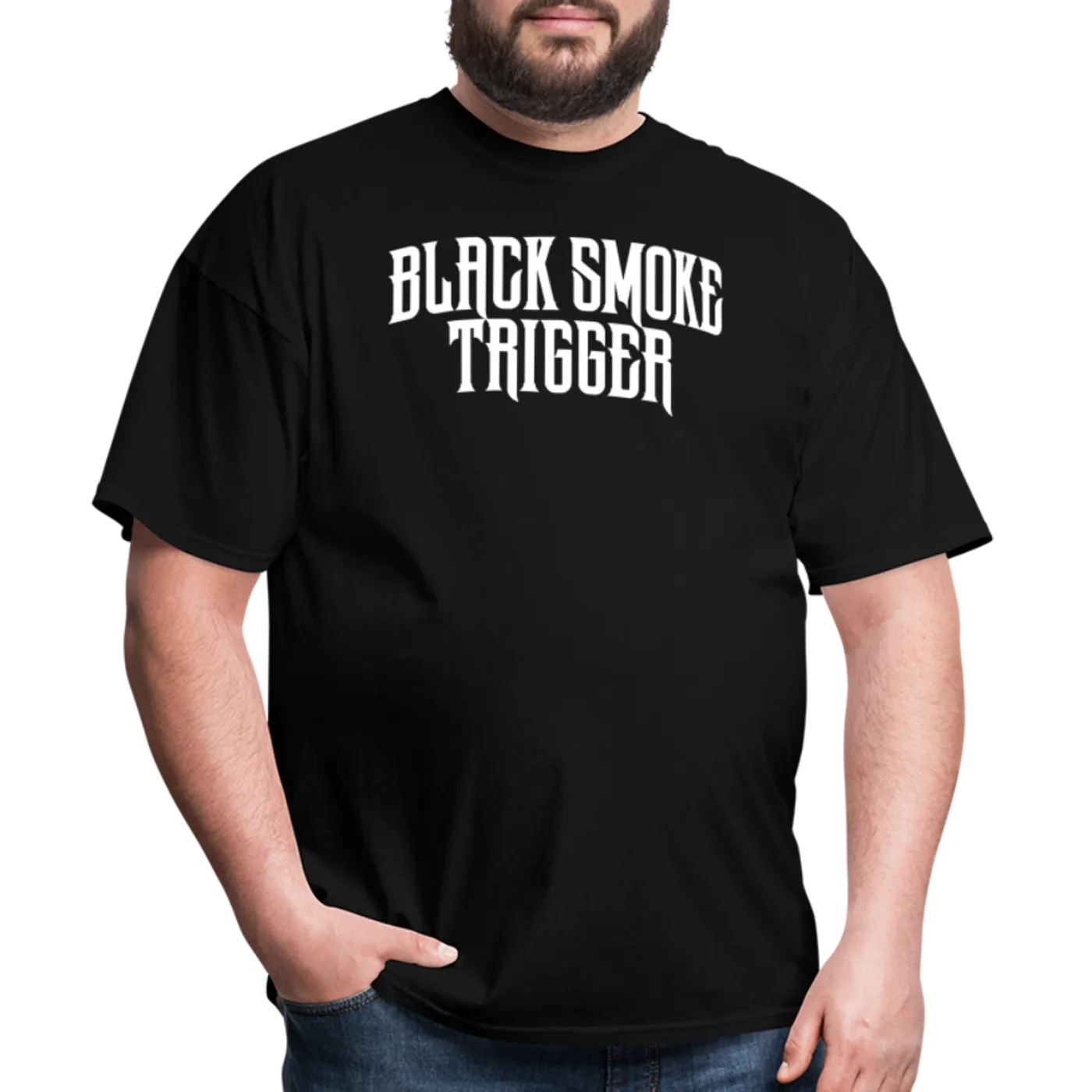 Black Smoke Trigger BST Logo T-Shirt - White Logo