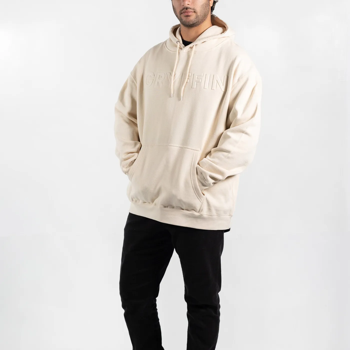 Gryffin Beige Hoodie