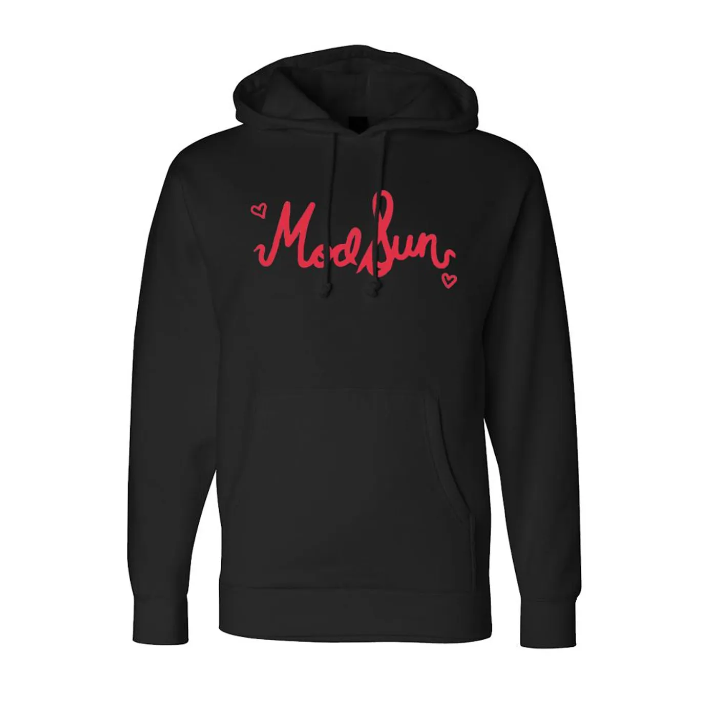 MOD SUN Heart Lace Logo Black Hoodie