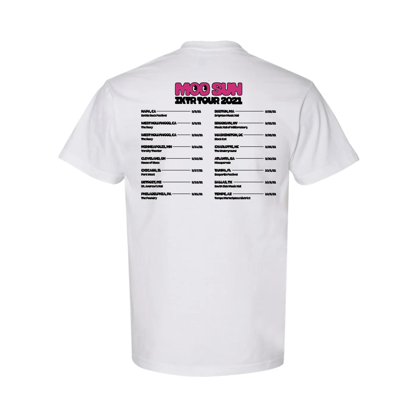 MOD SUN IKTR Tour White Tee