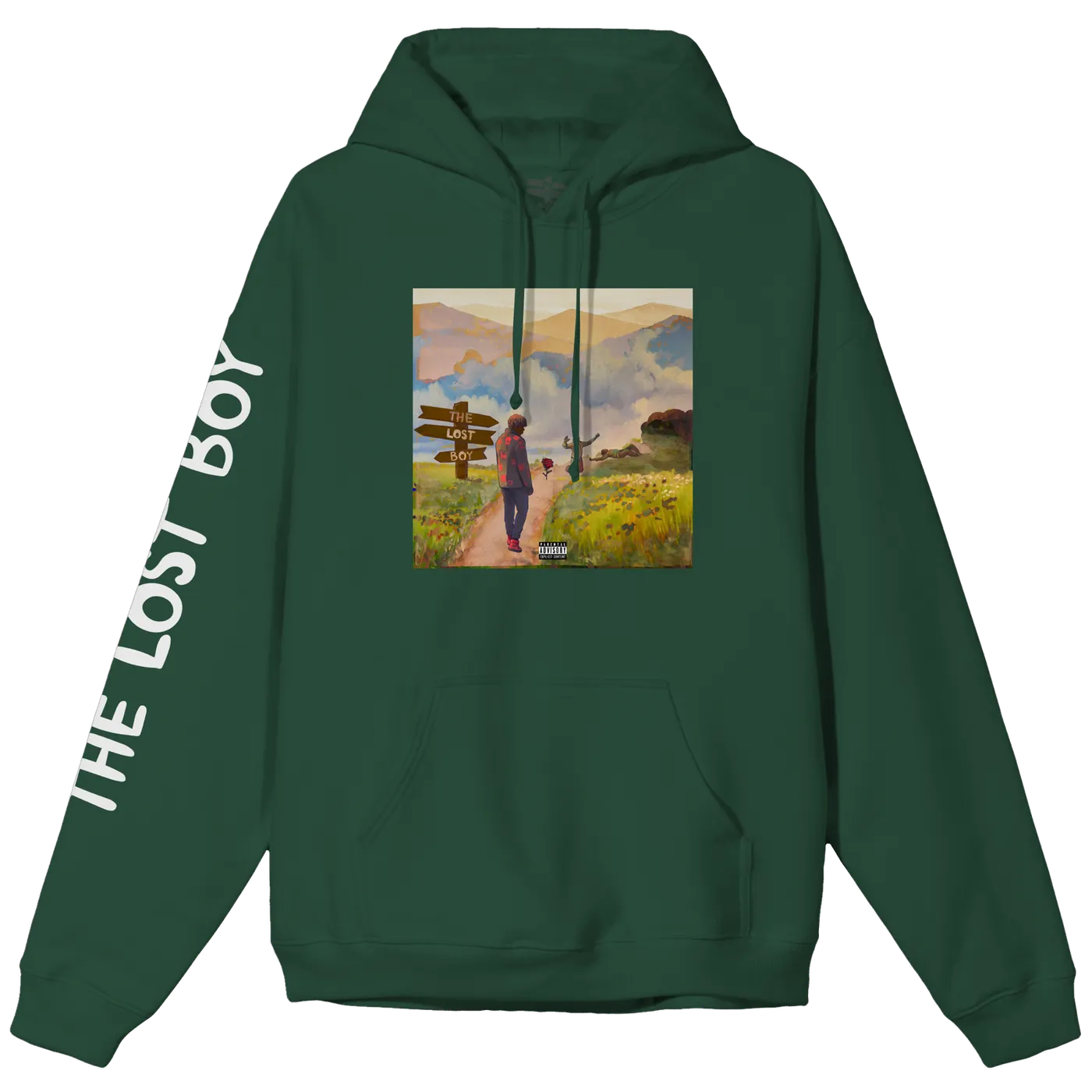 YBN Cordae Lost Boy Euro Tour Hood - Green