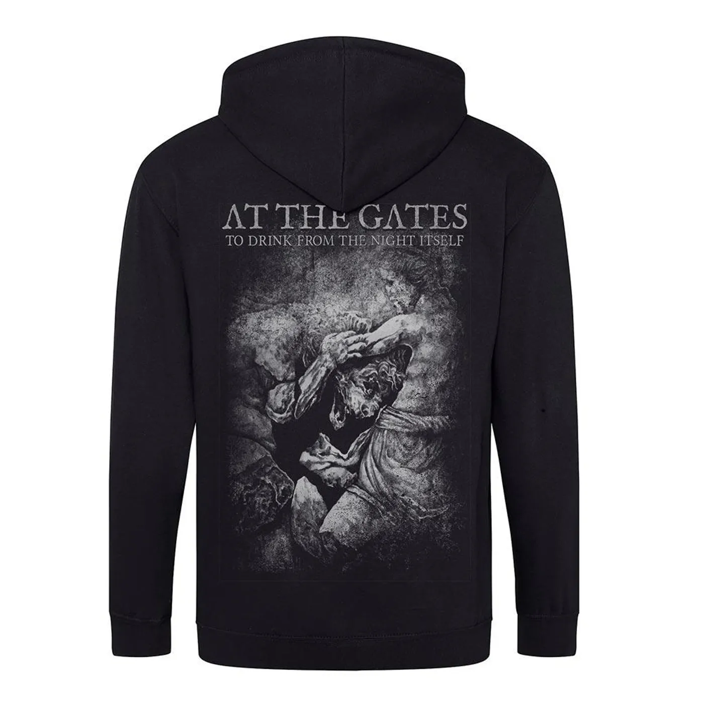 At The Gates Snake Logo Lion Zip Hoodie