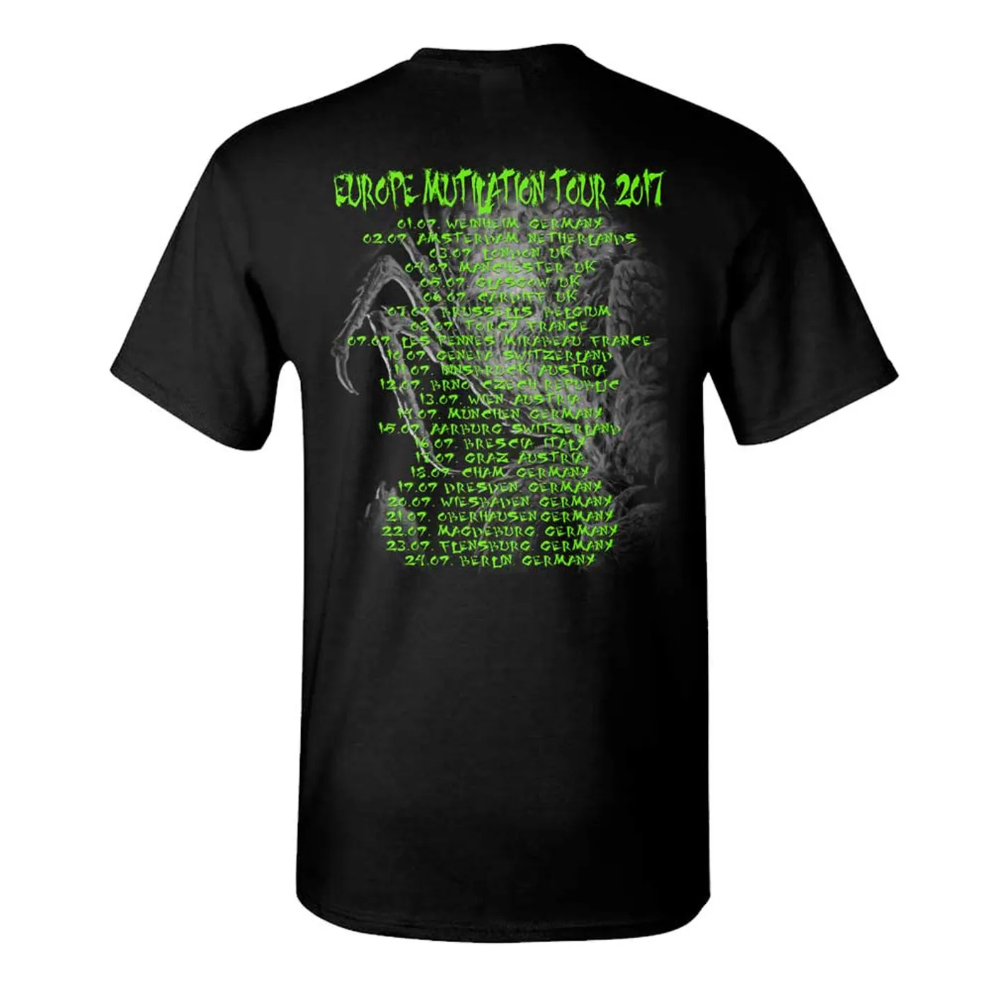 Broken Hope EUROPE TOUR 2017 T-SHIRT