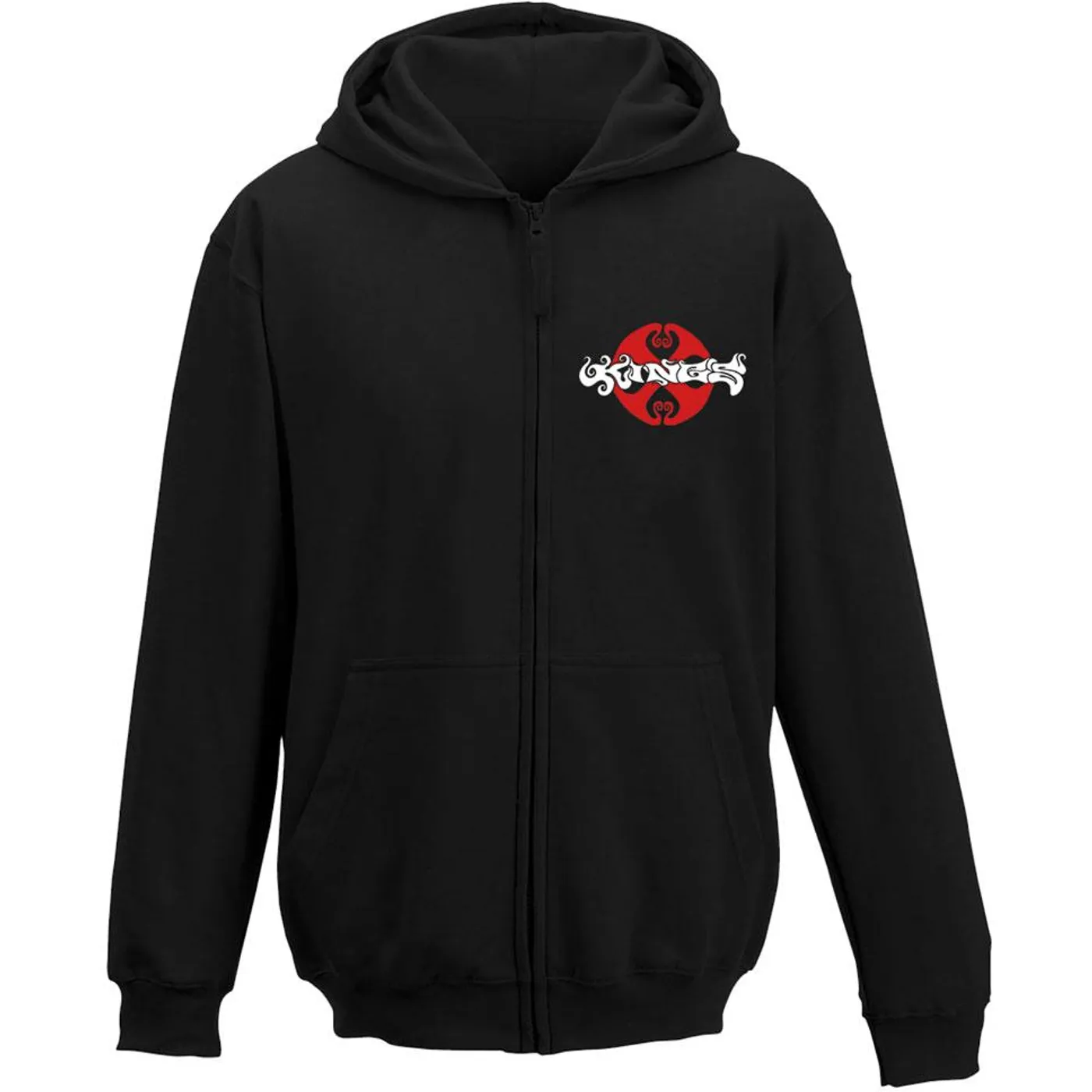 King's X Pocket Print Logo Zip Hoodie