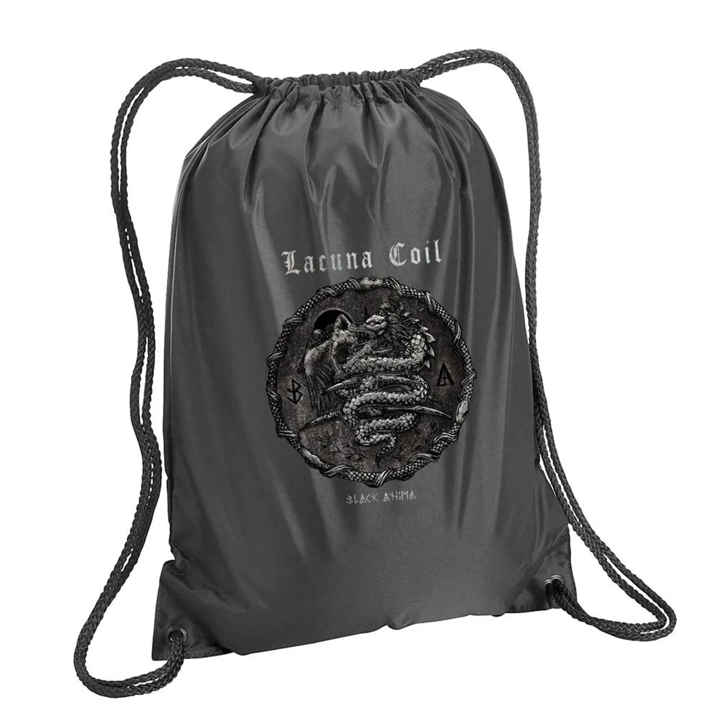 Lacuna Coil Black Anima Drawstring Bag