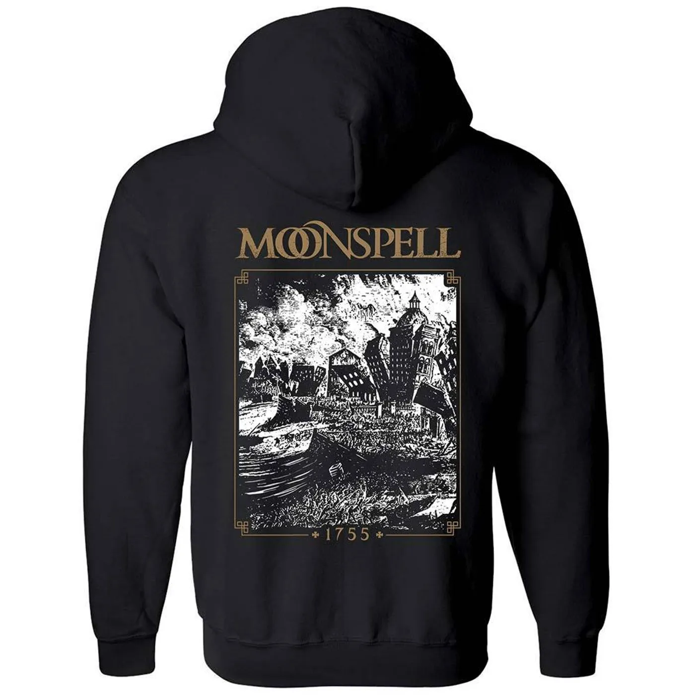 Moonspell Logo 1755 Tremor Zip Hoodie