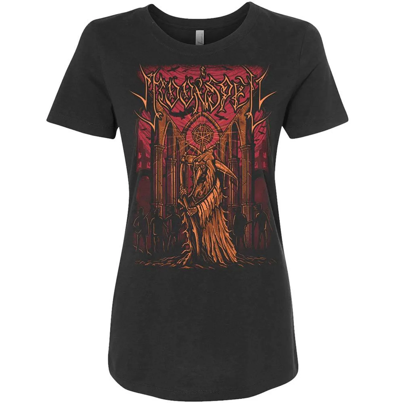Moonspell Reaper In Tremor Dei Black Ladies T-Shirt