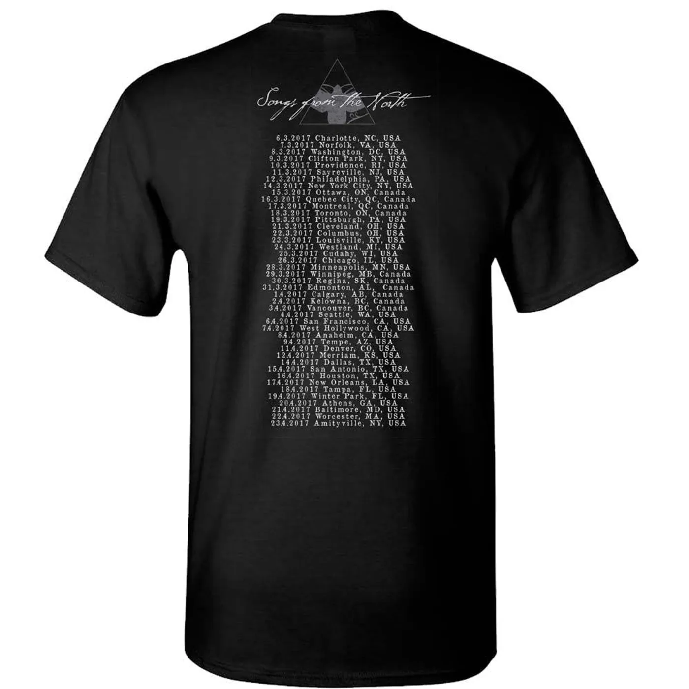 Swallow The Sun 2017 Tour T-Shirt