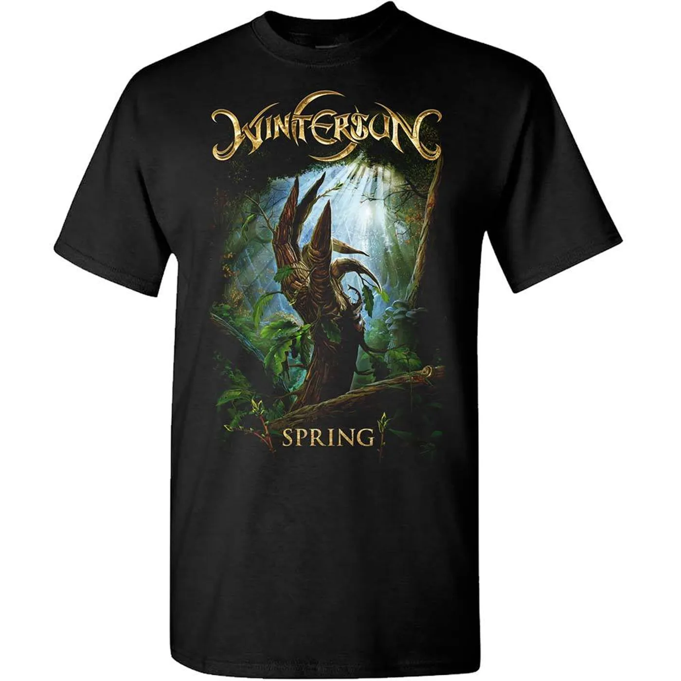 Wintersun Spring Born Again Black T-Shirt