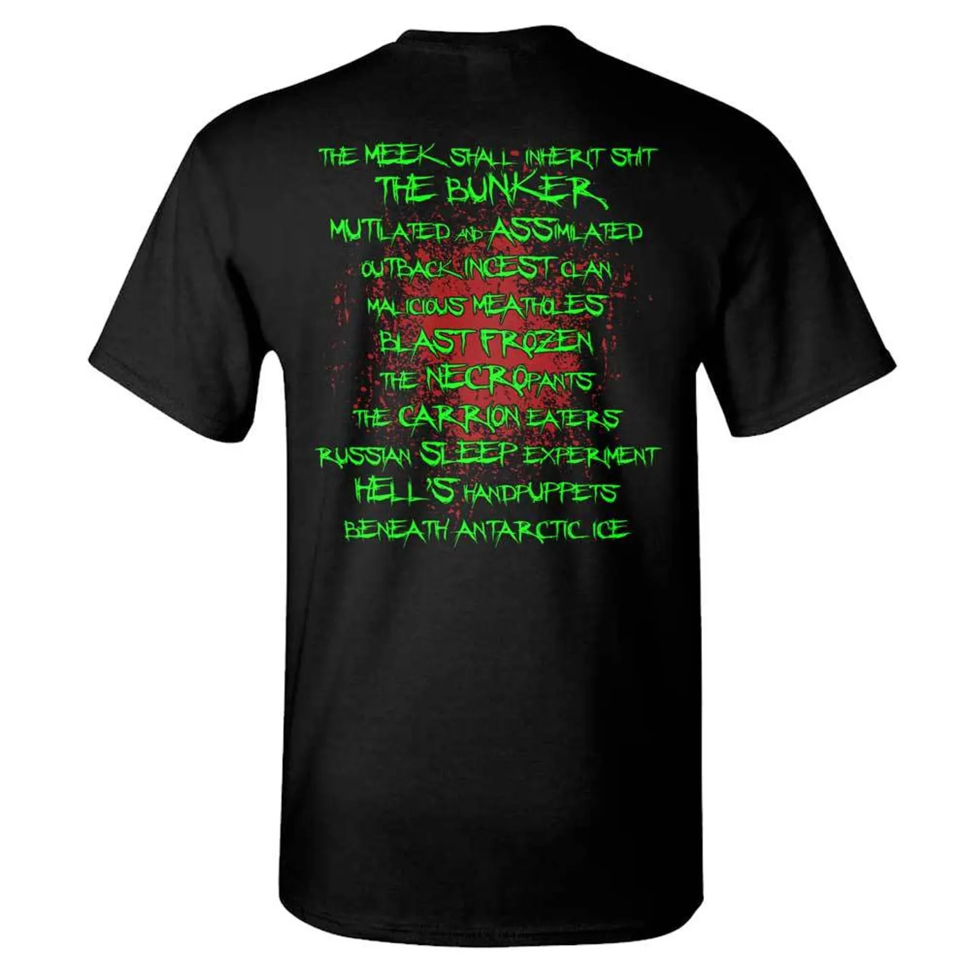 Broken Hope Mutilated Song List T-Shirt